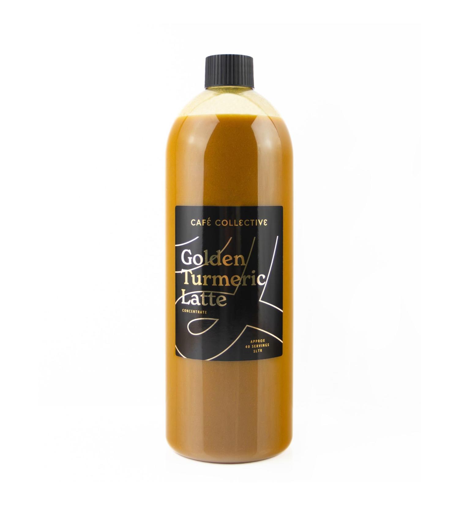 Cafe Collective Turmeric Golden Milk Latte Concentrate 1000ML - All-Natural Vegan-Friendly with Black Pepper Activation - Buy Online on SooperMarket.com