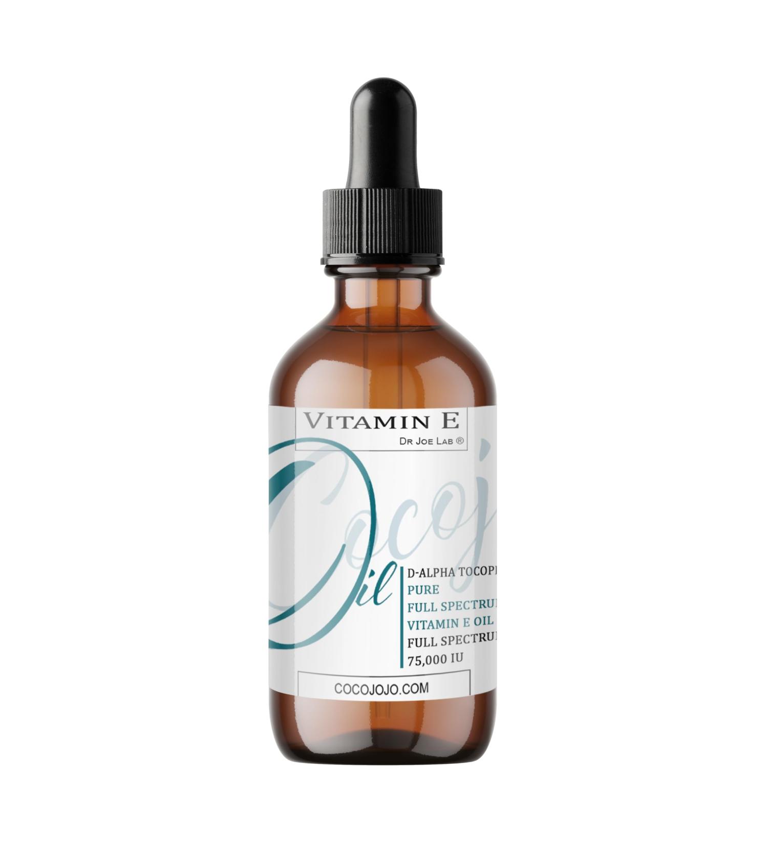 Buy 100% Pure Vitamin E Oil - 75 000 IU Full Spectrum D Alpha Tocopherol - 4 oz for Skin Hair & Nail Care | Hydrating Rejuvenating Oil Online - Buy Online on SooperMarket.com