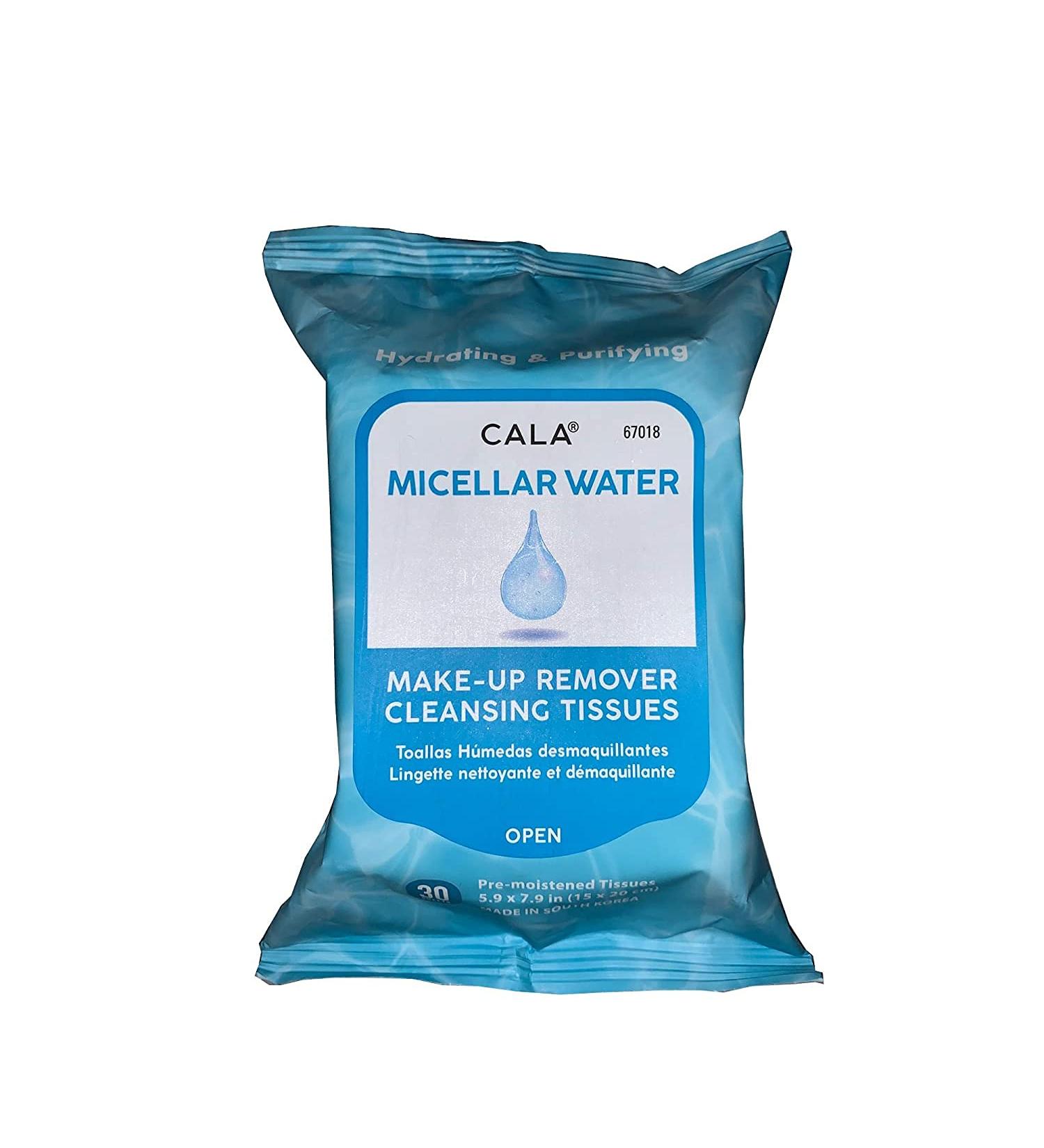 MAKEUP REMOVER CLEANSING TISSUES: MICELLAR WATER (30 SHEETS)
