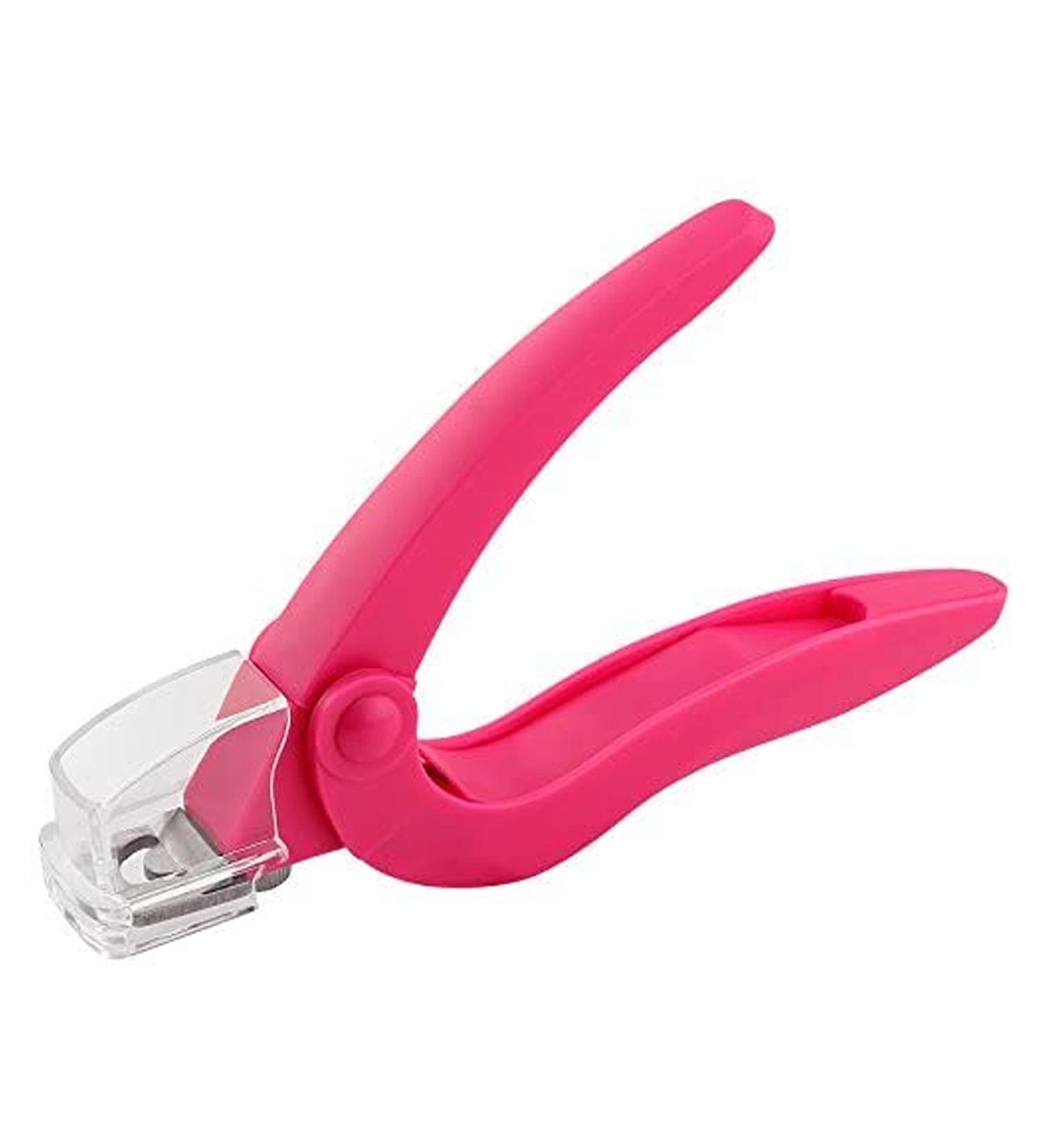 AMOS False Nails Clipper Acrylic UV Gel Fake Artificial Tips Edge Cutter Professional Nail Art Manicure Tool with Tip Trapper - Buy Online on SooperMarket.com