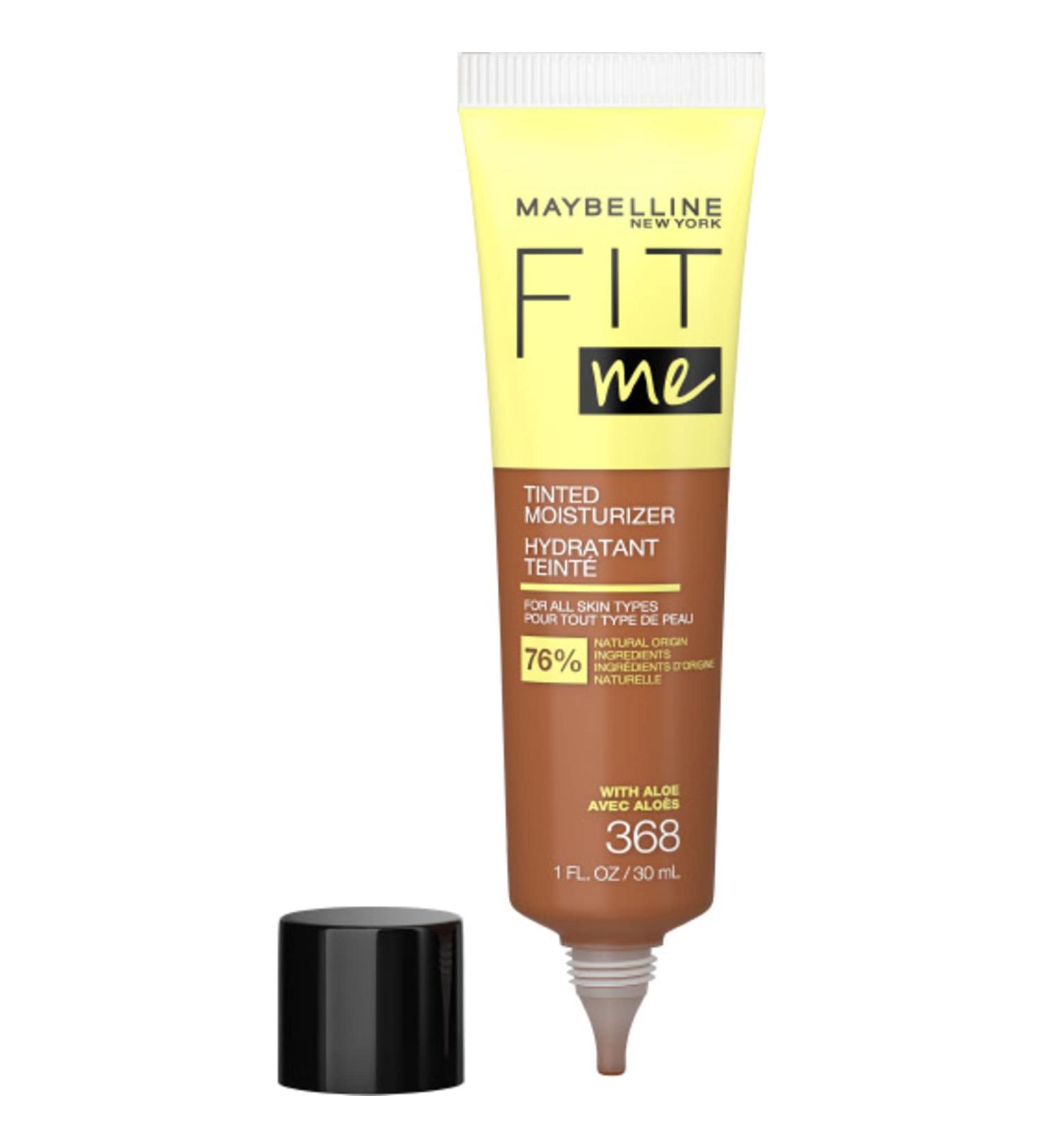 Maybelline Fit Me Tinted Moisturizer Natural Coverage Face Makeup 368 - 1 Fl Oz - Buy Online on SooperMarket.com