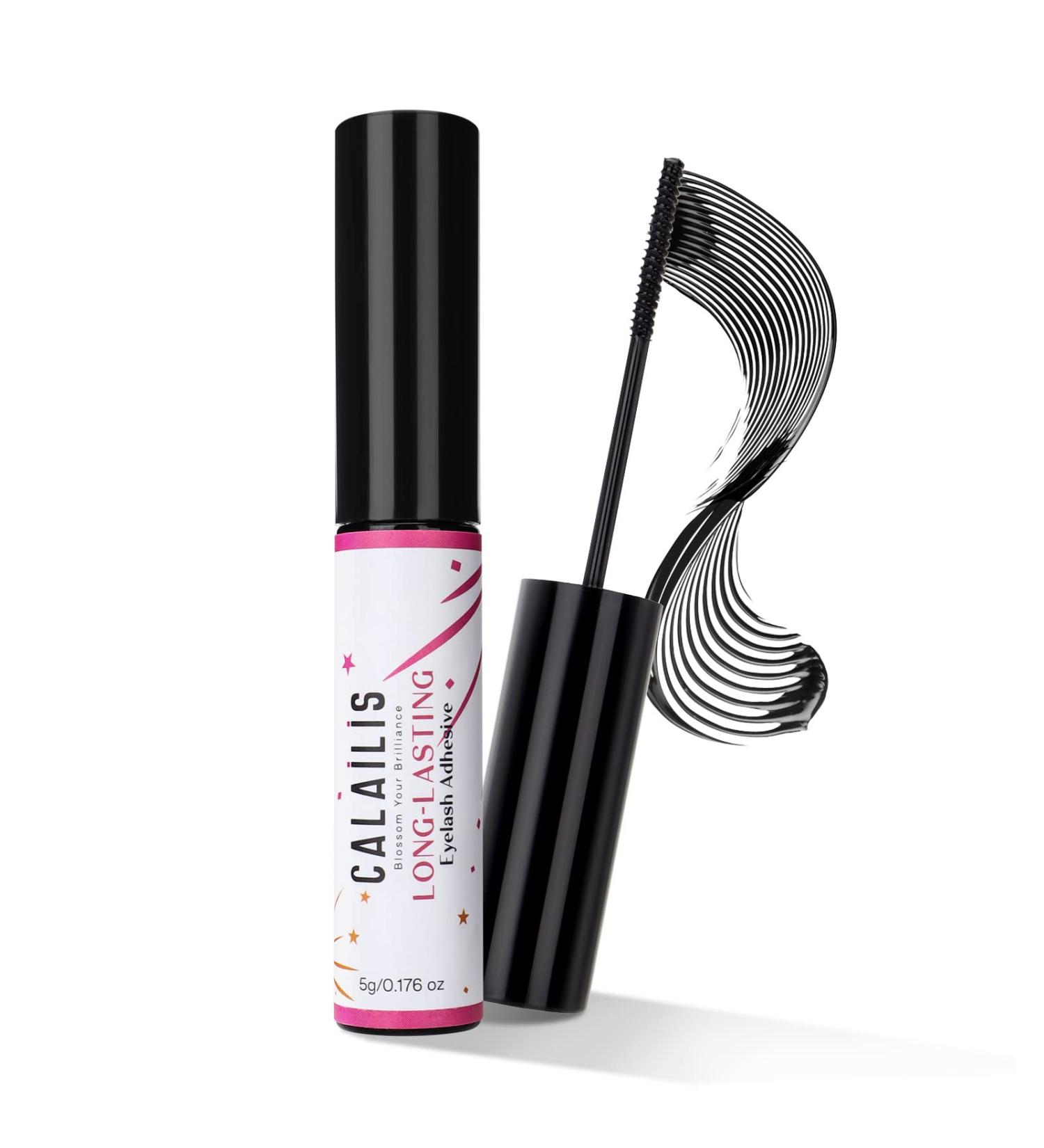 Calailis Super Strong Hold Cluster Lash Glue | 48-Hour Long-Lasting Eyelash Extension Glue | Waterproof & Fast-Drying Lash Adhesive - Buy Online on SooperMarket.com