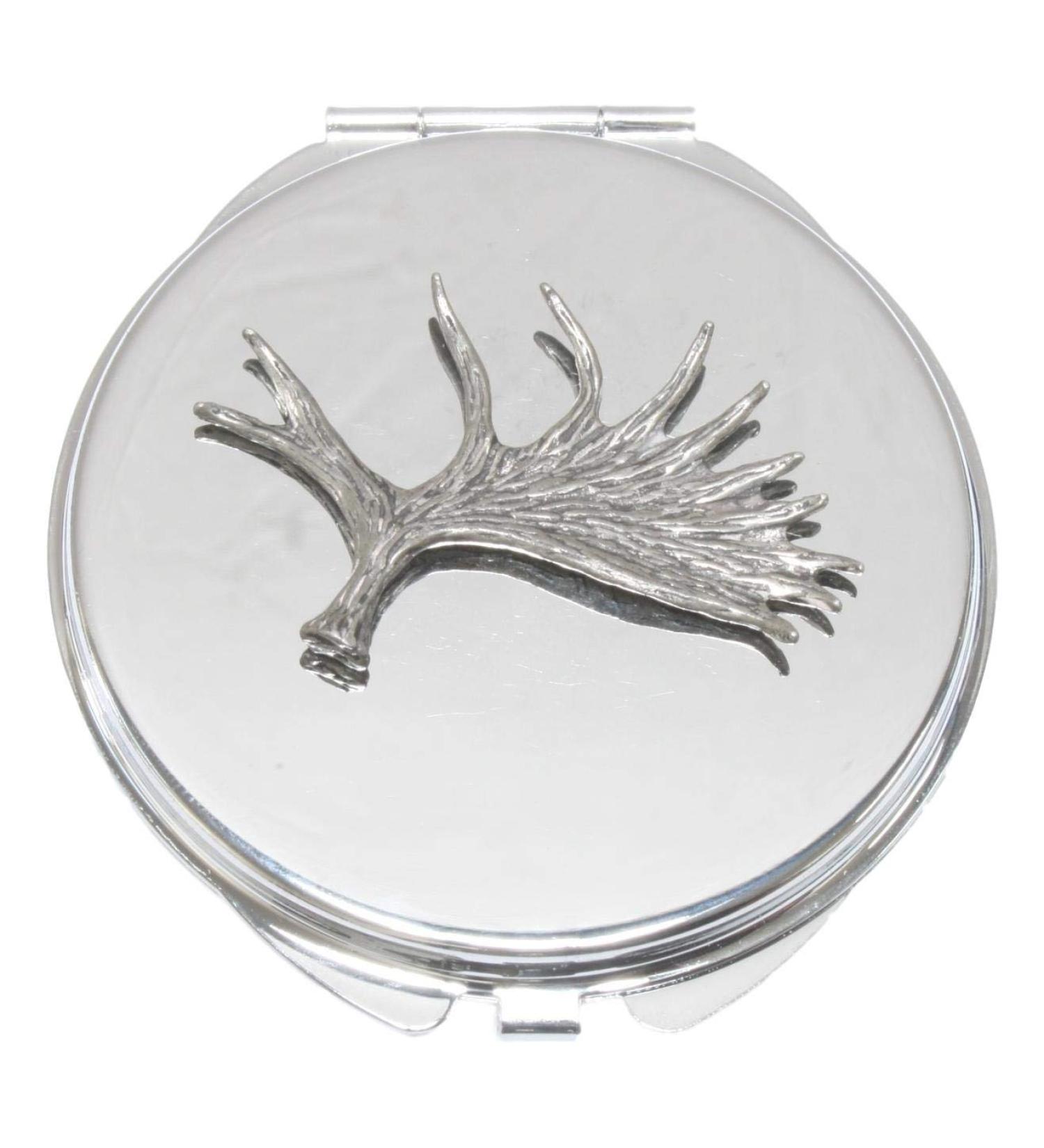 Moose Antler Compact Mirror Handbag Gift With Free Engraving 243 - Buy Online on SooperMarket.com