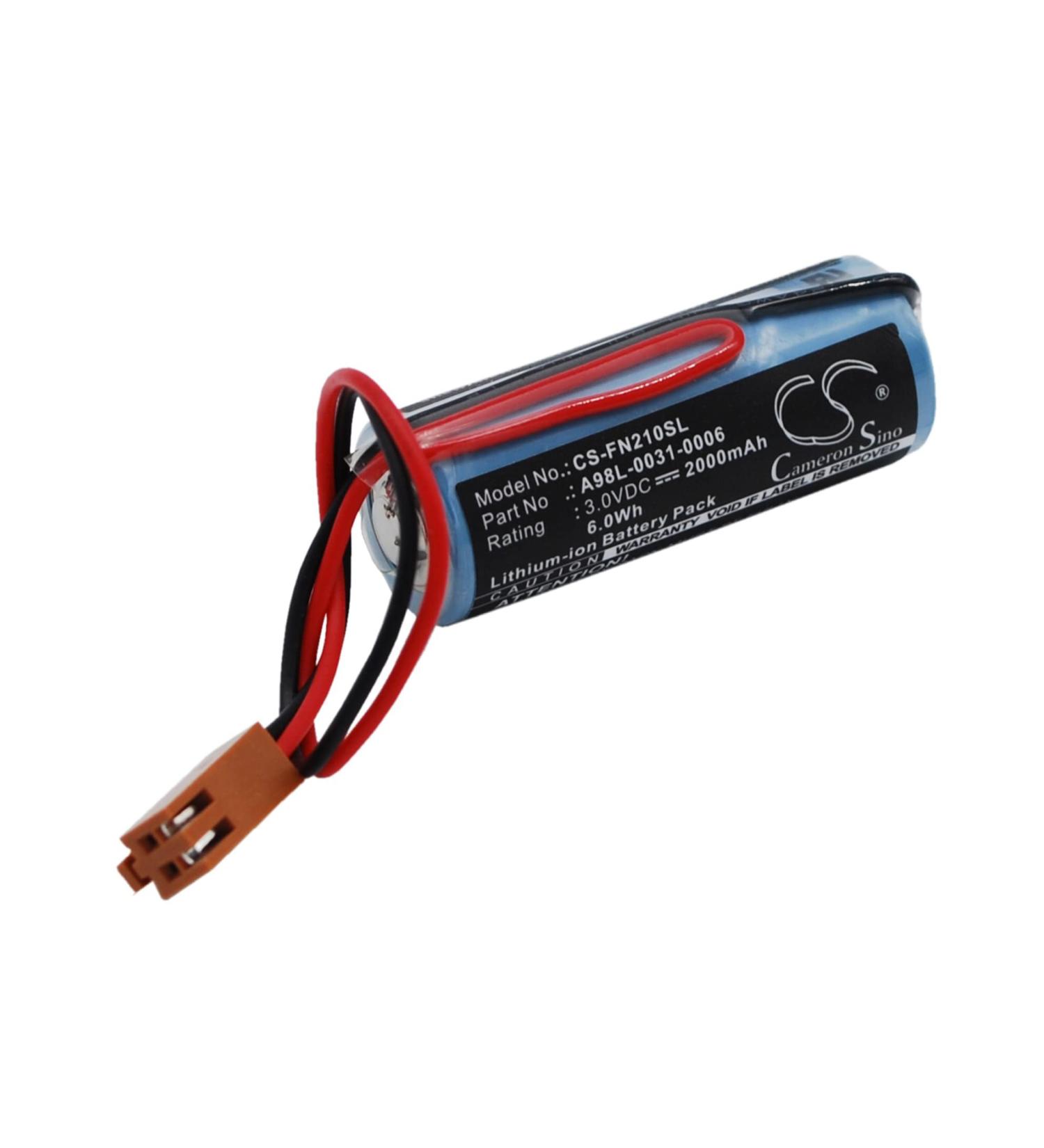 Replacement Battery for GE FANUC CNC Power Mate D/E | 2000mAh 3.0V | A06B-0168-D111 A98L-0031-0006 IC693ACC301 - International Shipping Available - Buy Online on SooperMarket.com