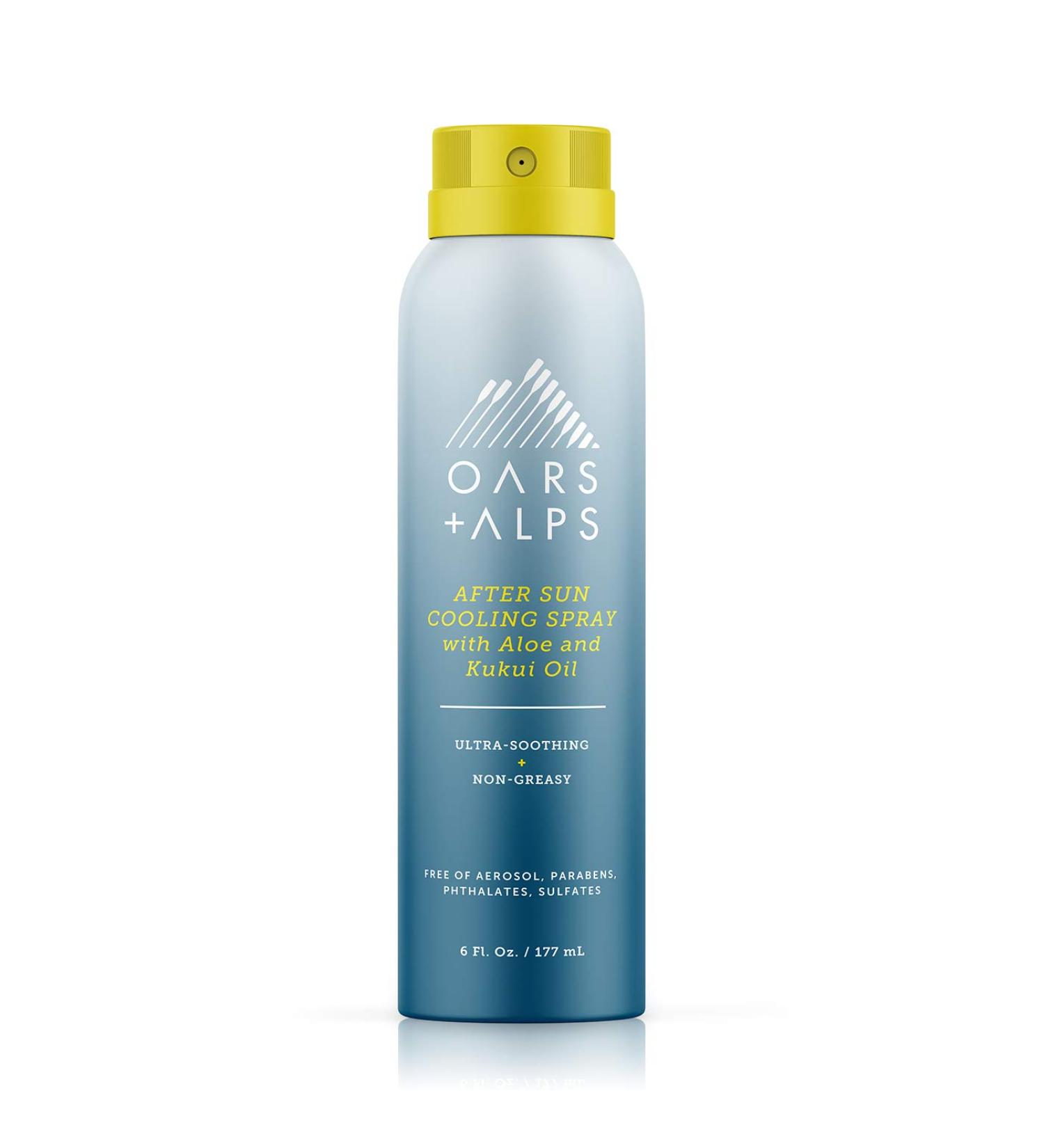 Oars + Alps After Sun Cooling Spray with Aloe Vera and Niacinamide - Green Tea Scent (6 Oz) - Buy Online on SooperMarket.com