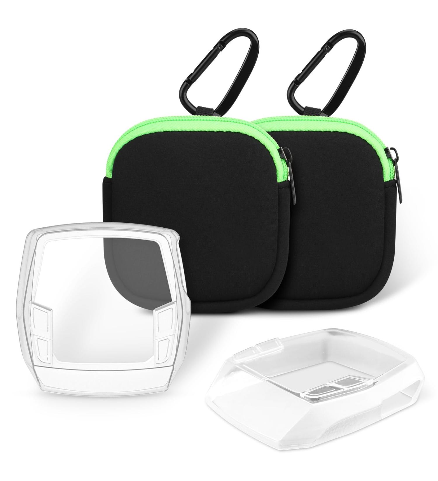 Clopae 2-Pack E-Bike Display Protection Cover for Bosch Intuvia | Transparent Protective Shell Against Stones & Water | Essential E-Bike Accessories - Green - Buy Online on SooperMarket.com