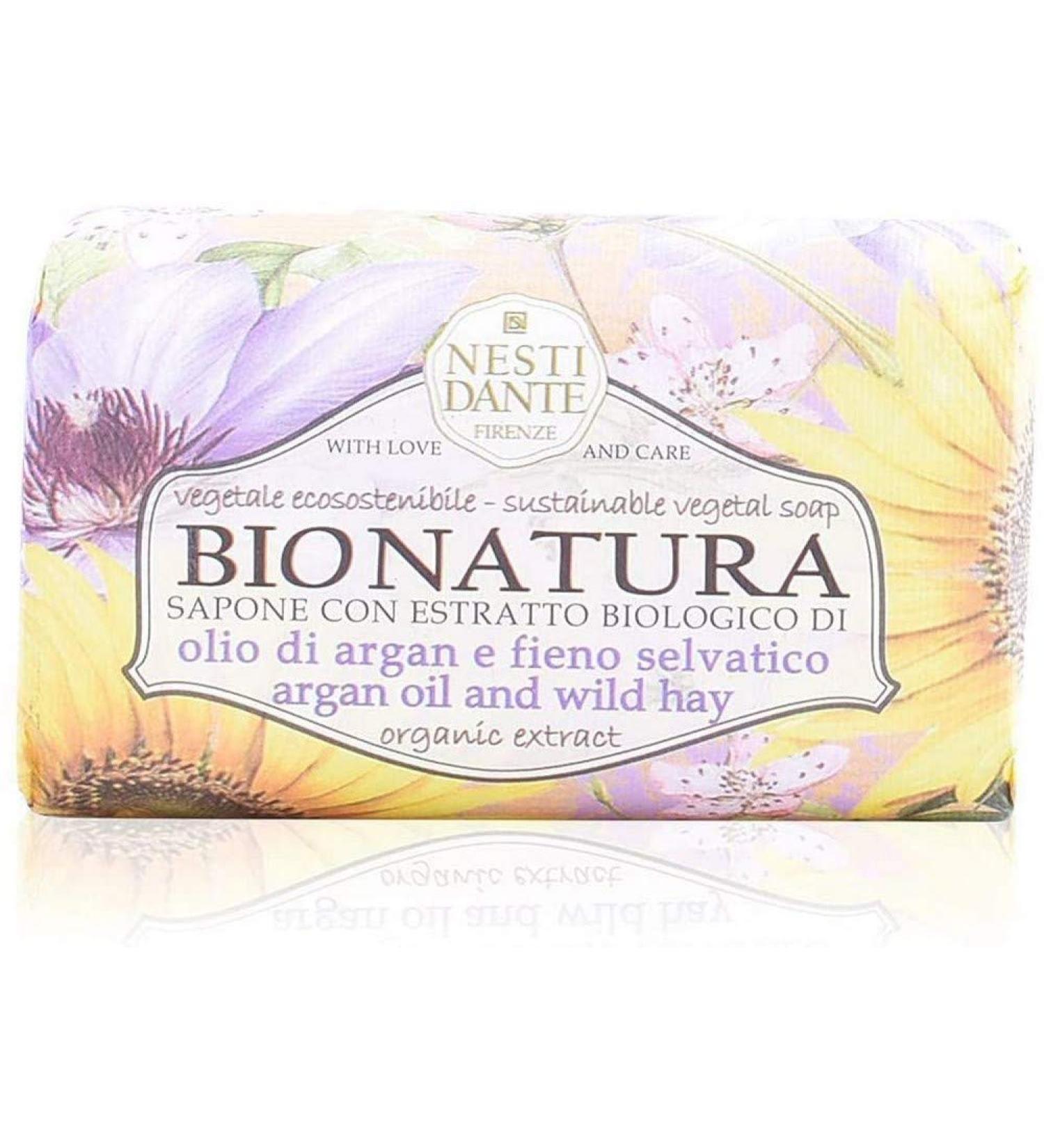 Buy Nesti Dante Bio Natura Sustainable Vegetable Soap - Argan Oil & Wild Hay 8.8oz | Eco-Friendly Luxury Soap Online - Buy Online on SooperMarket.com