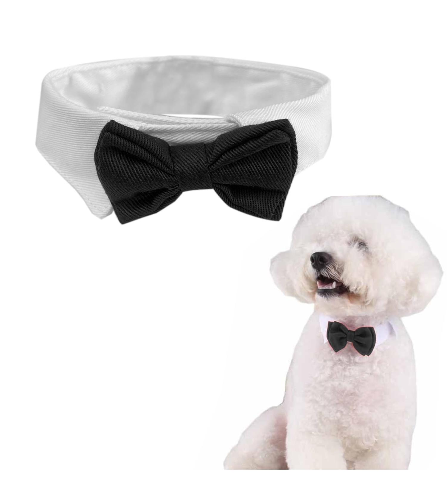 Buy SUNTRADE Adjustable Formal Pet Bow Tie for Dogs & Cats - Wedding Costume (Small Black) - International Shipping Available - Buy Online on SooperMarket.com