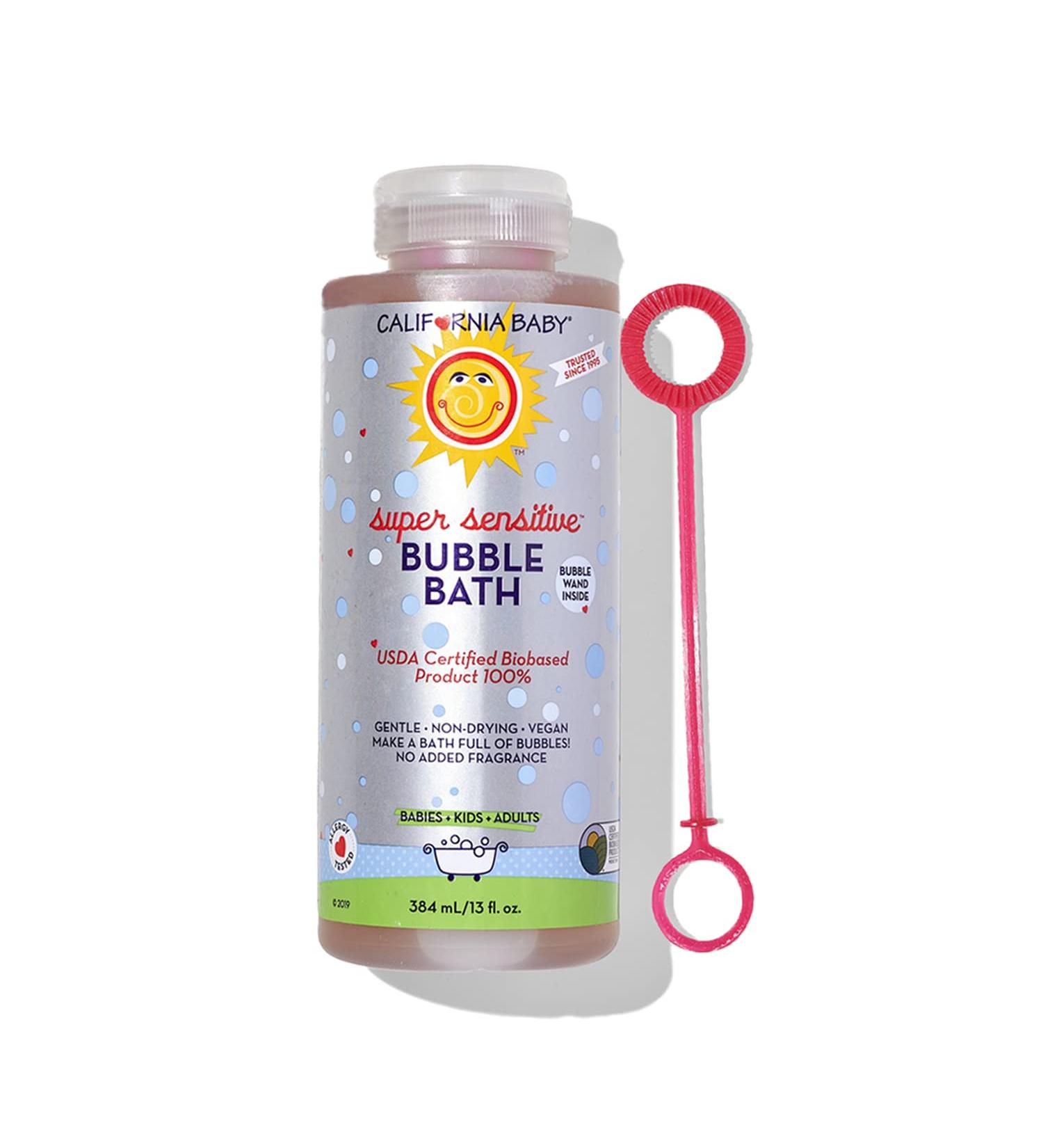California Baby Super Sensitive Bubble Bath 13oz - Fragrance-Free and Gentle Formula - Buy Online on SooperMarket.com