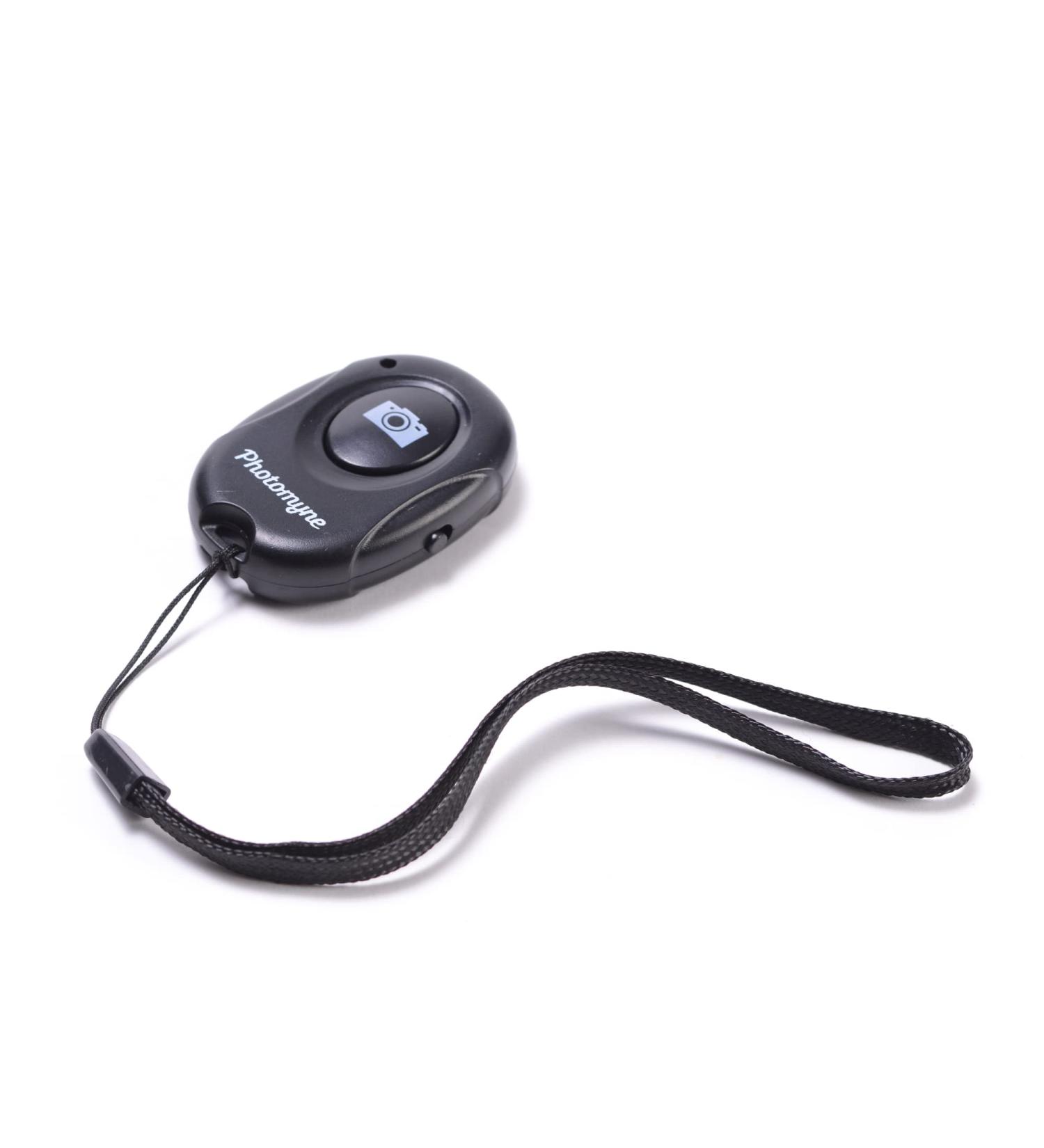 Photomyne Wireless Camera Shutter Clicker | Remote Control for iPhone & Android | Selfie Button with Wrist Strap - 1 Pack - Buy Online on SooperMarket.com