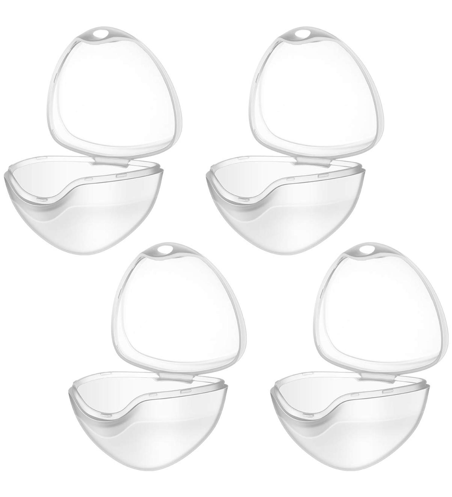 SUPVOX 4-Pack Transparent Pacifier Cases | Portable Storage Box for Newborns Babies & Toddlers - Ideal Baby Essentials - Buy Online on SooperMarket.com