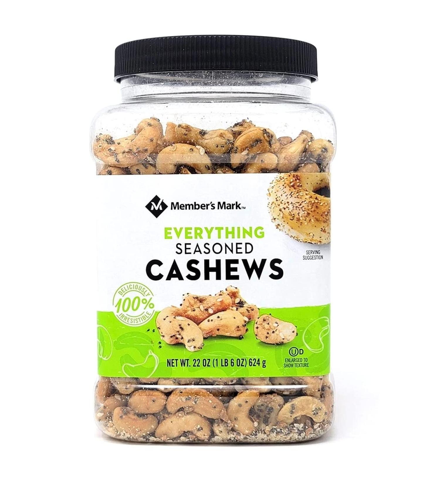 Member's Mark Everything Seasoned Cashews - 22 Oz (1.37 lb) - Pack of 1 - Buy Online on SooperMarket.com
