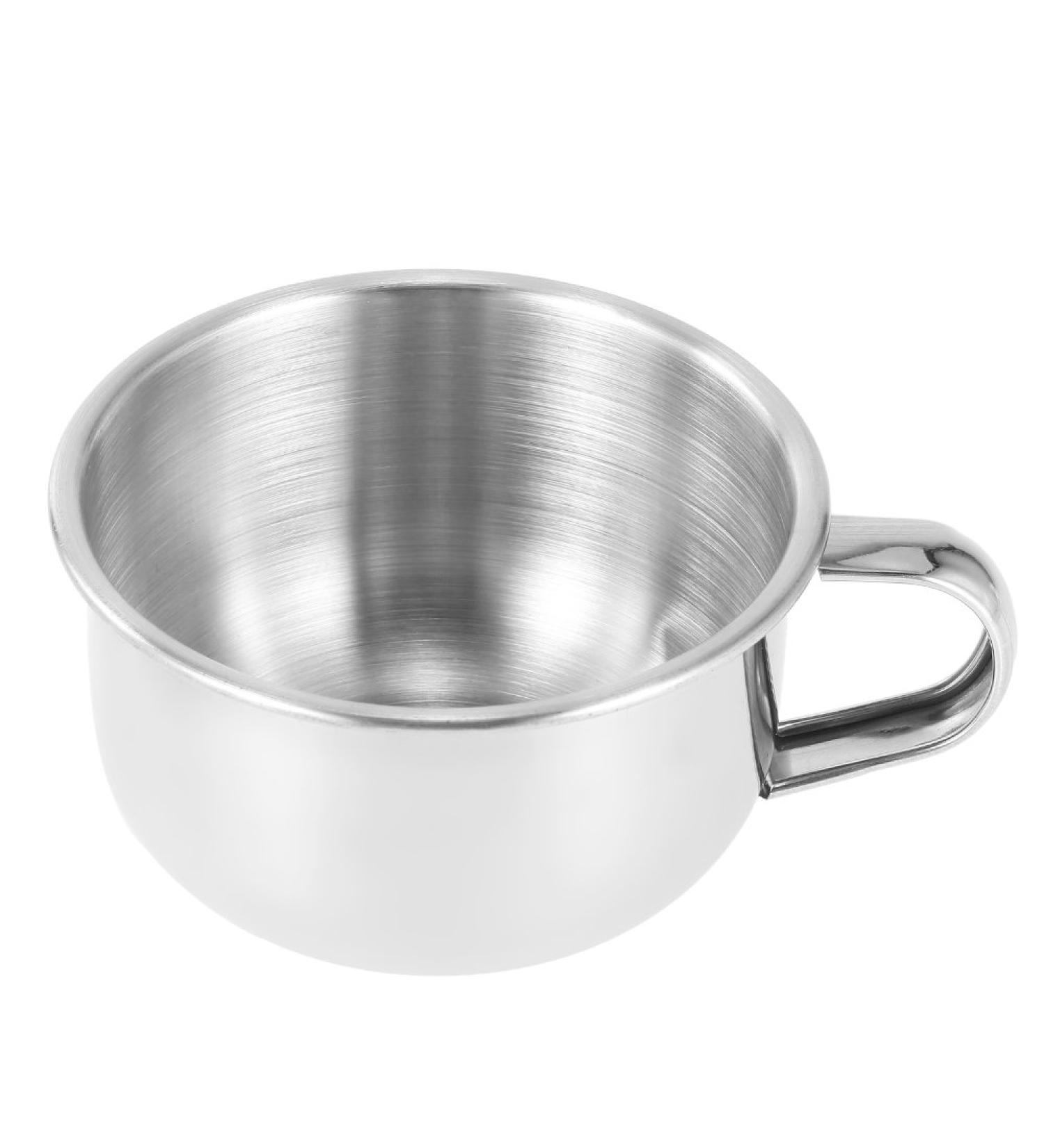 Anself Stainless Steel Shaving Bowl | Shaving Brush & Soap Bowl for Ultimate Grooming Experience - Buy Online on SooperMarket.com