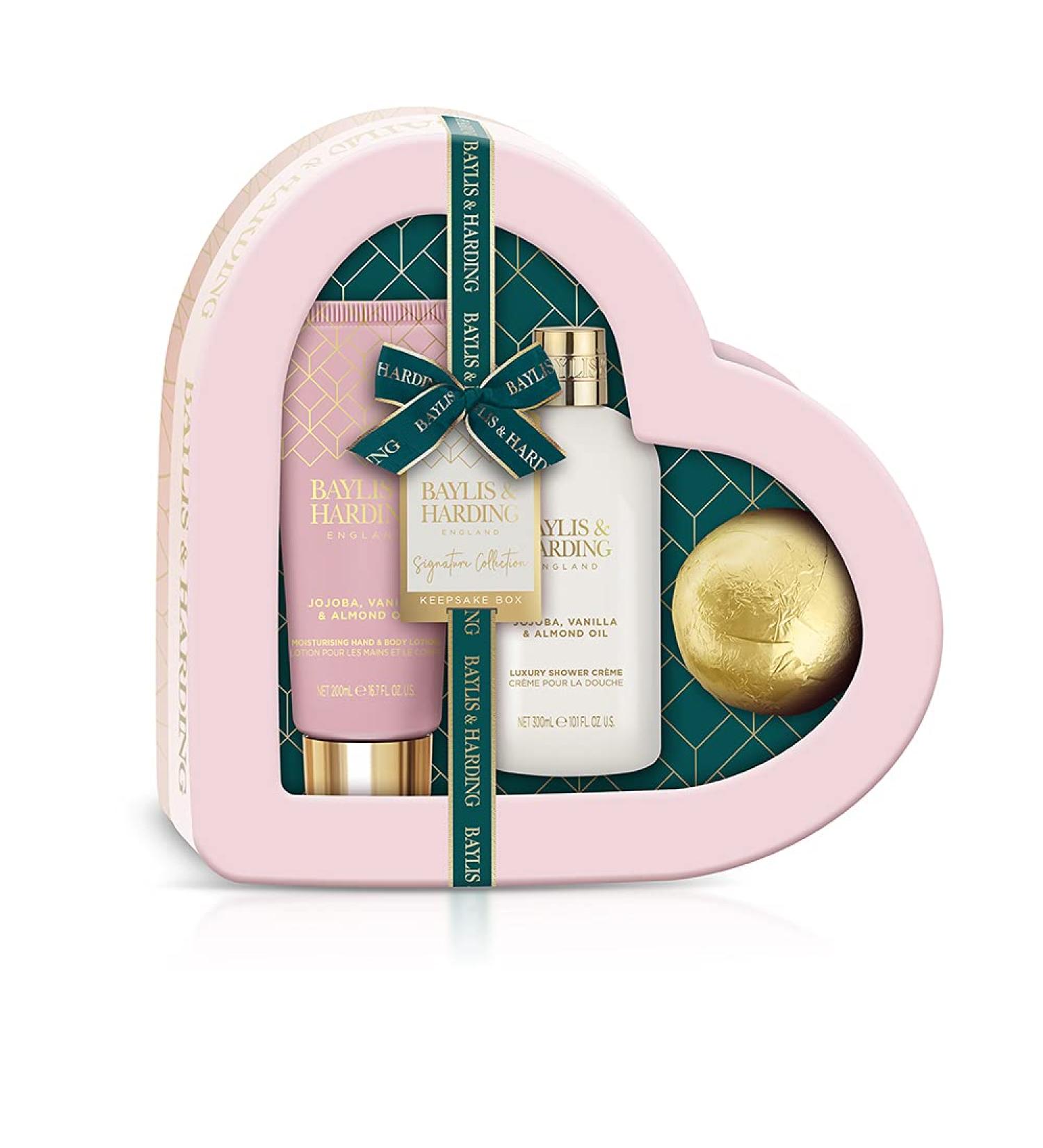 Baylis & Harding Jojoba Vanilla & Almond Oil Luxury Bathing Gift Set - Vegan Friendly | Pack of 1 - Buy Online on SooperMarket.com