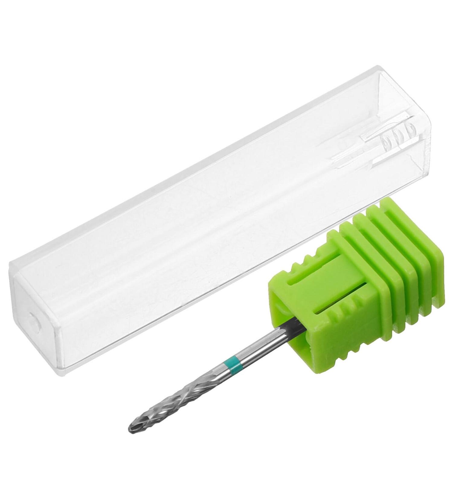 Baluue Nail Drill Bits Tungsten Steel Manicure Drill Bit Electric Pedicure Manicure Grinding Nail Art Tools for Manicure Pedicure Home Salon Green - Buy Online on SooperMarket.com