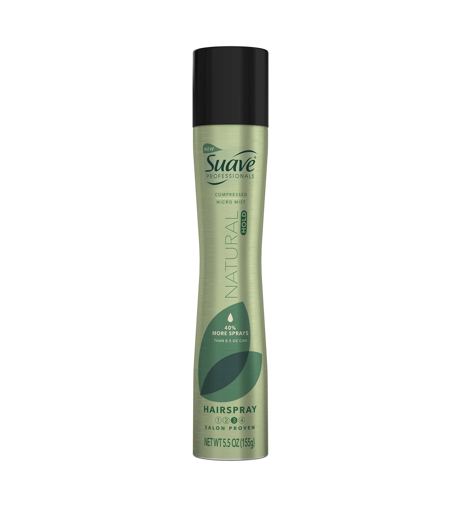 Suave Professionals Compressed Micro Mist Natural Hold Hairspray 5.5 oz