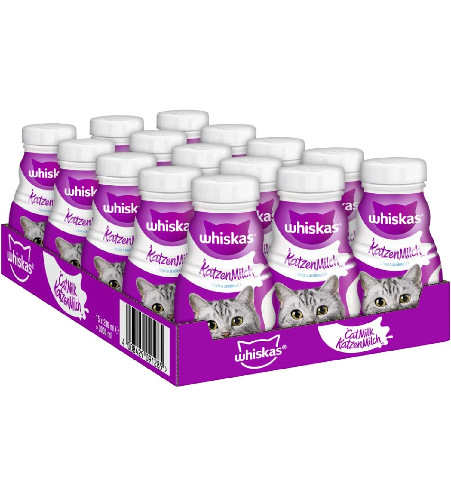 Whiskas Cat Milk 3 x 200ml - Buy Online on SooperMarket.com