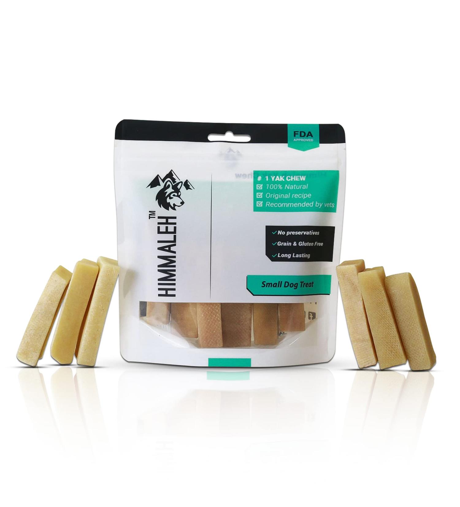 Himmaleh Yak Chews for Dogs - Yak chews for dogs small and puppies (pack of 6) - Protein Rich Dog Chews Long Lasting Natural - Yak Milk Chews - Yak Bars for Dogs - Healthy Yak Snack for small Breeds Small (Pack of 6) - Buy Online on SooperMarket.com