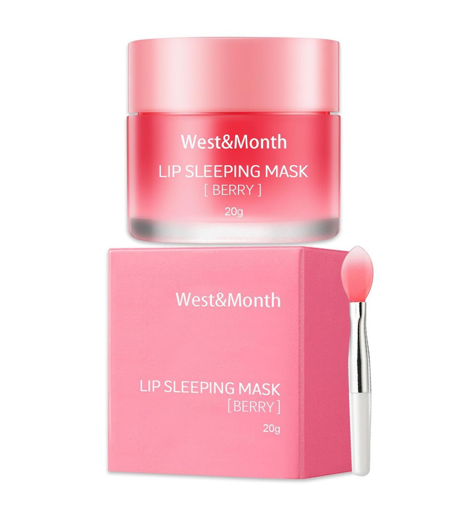 Lip Mask - Lip Sleeping Mask - Lip Sleep Mask Overnight Lip Skincare Lip Oils - Lip Moisturiser for Dry Chapped Peeling Cracked Lips Fades Lip Lines Lip Balm for Moisture Lip Care - Buy Online on SooperMarket.com