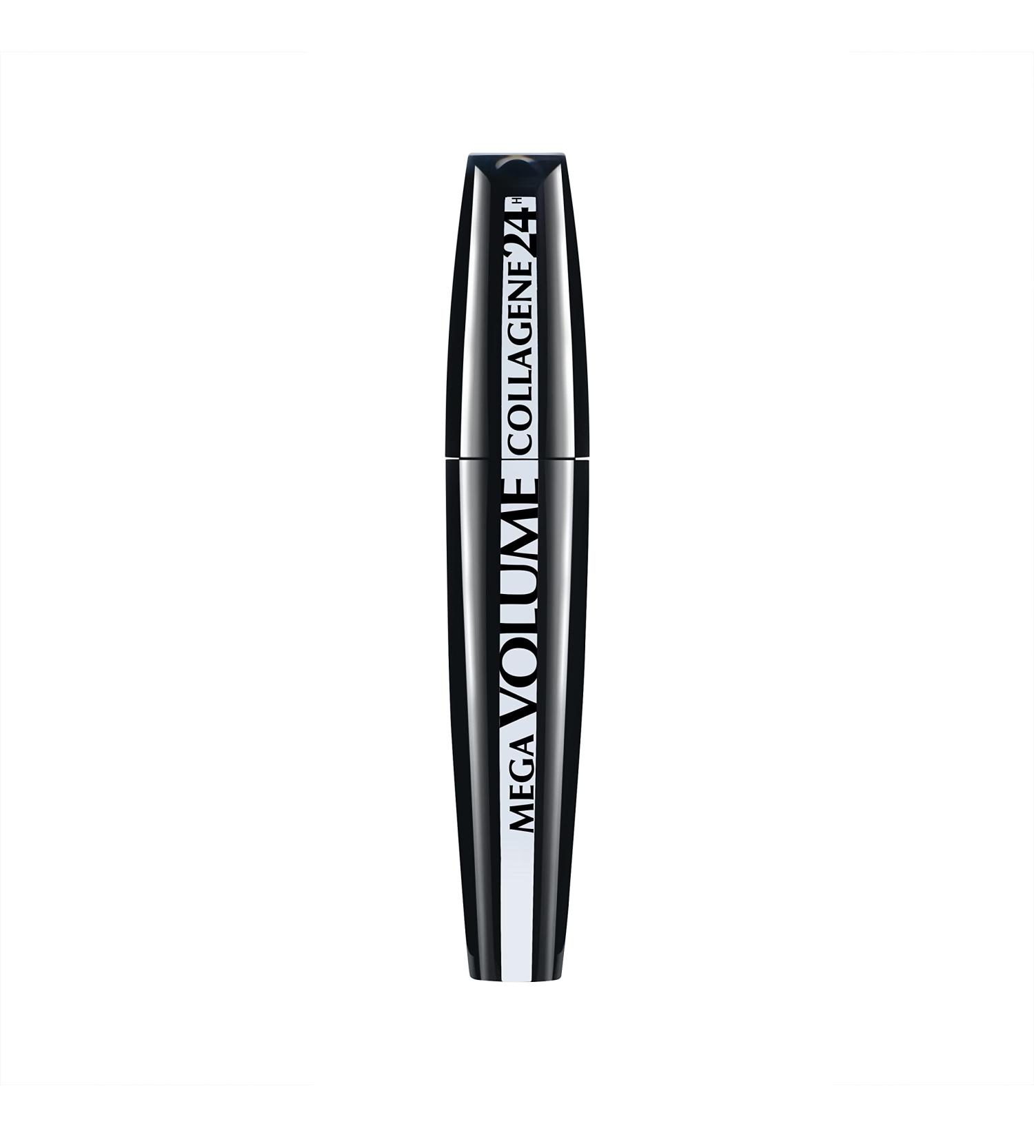 L'Or al Paris Mega Volume Collagene 24h Mascara - Black | Mega Voluminous Eyelashes | 9 ml - 1 Pack - Buy Online on SooperMarket.com