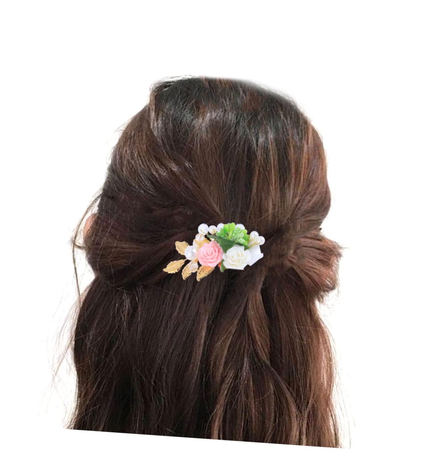 Didiseaon Wedding Hair Comb Bride Wedding Dress Hair Accessories Flower Hair Comb - Buy Online on SooperMarket.com