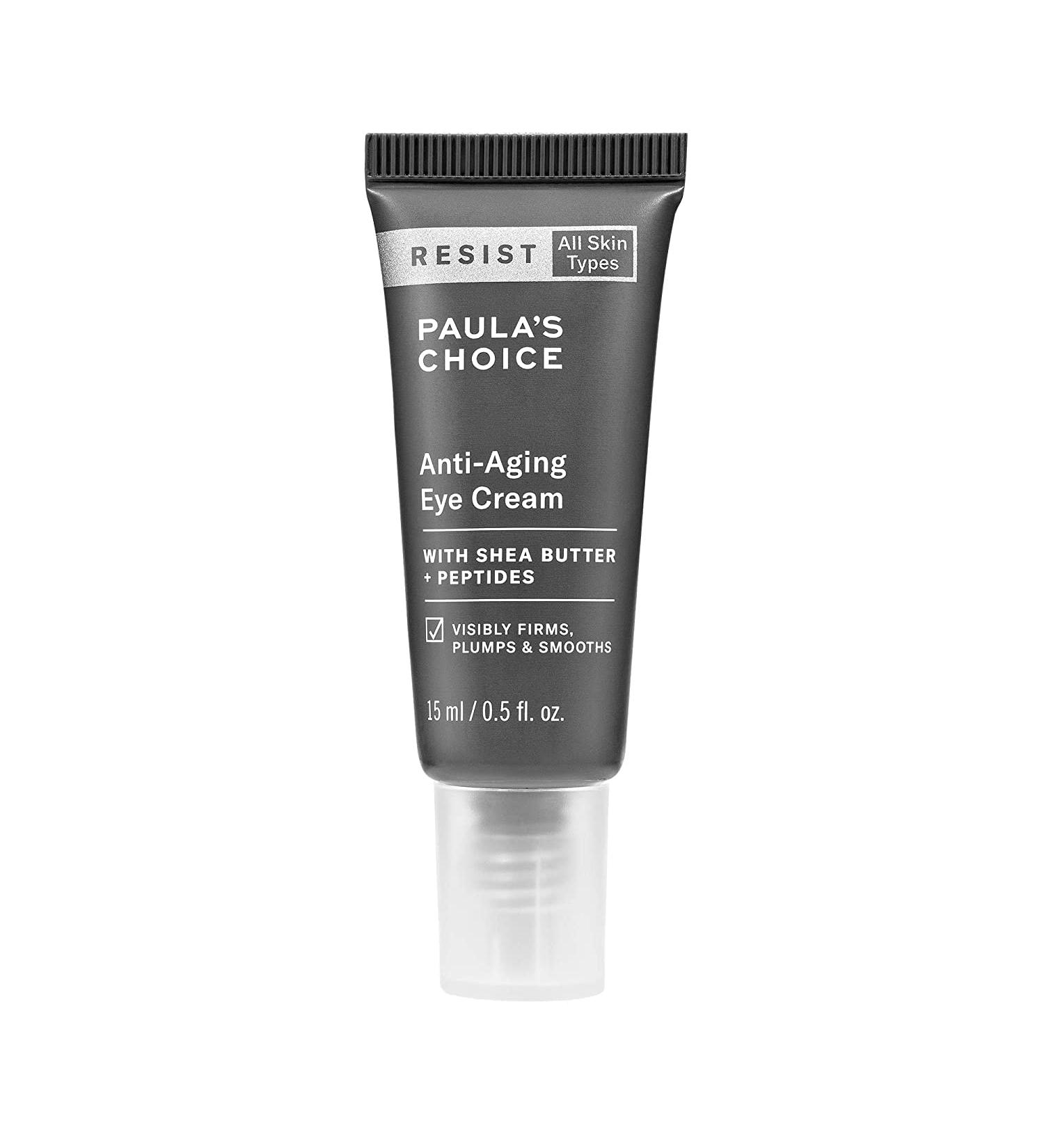 Paula's Choice RESIST Anti-Aging Eye Cream with Shea Butter & Vitamin C - 0.5 oz - Targets Puffy Eyes, Wrinkles, Fine Lines & Crow's Feet - Buy Online on SooperMarket.com