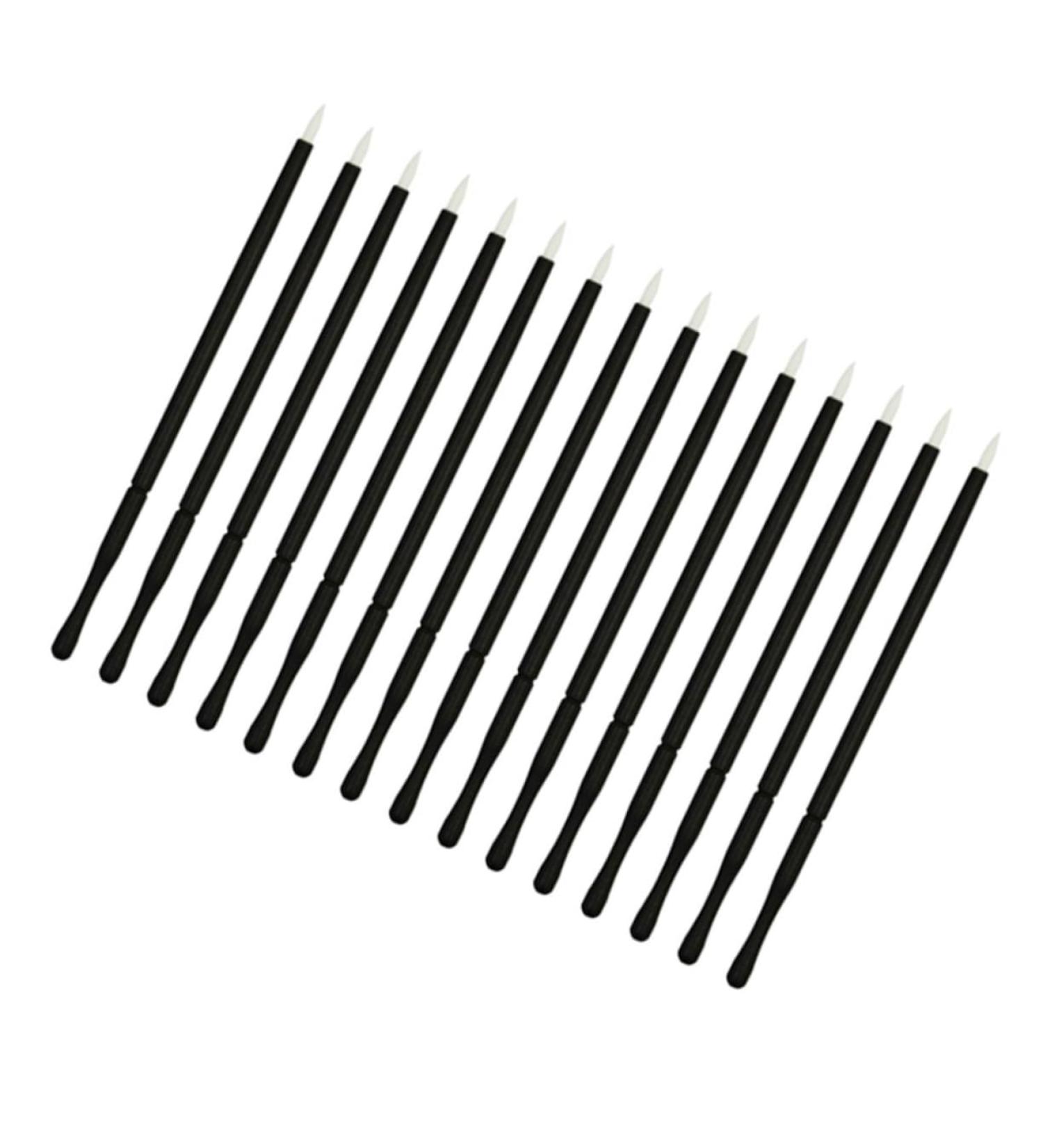 Healeved 50pcs Eye Makeup Tools Eyeliner Brush for Liner Eyeliner Applicator Makeup Eye Wands White - Buy Online on SooperMarket.com