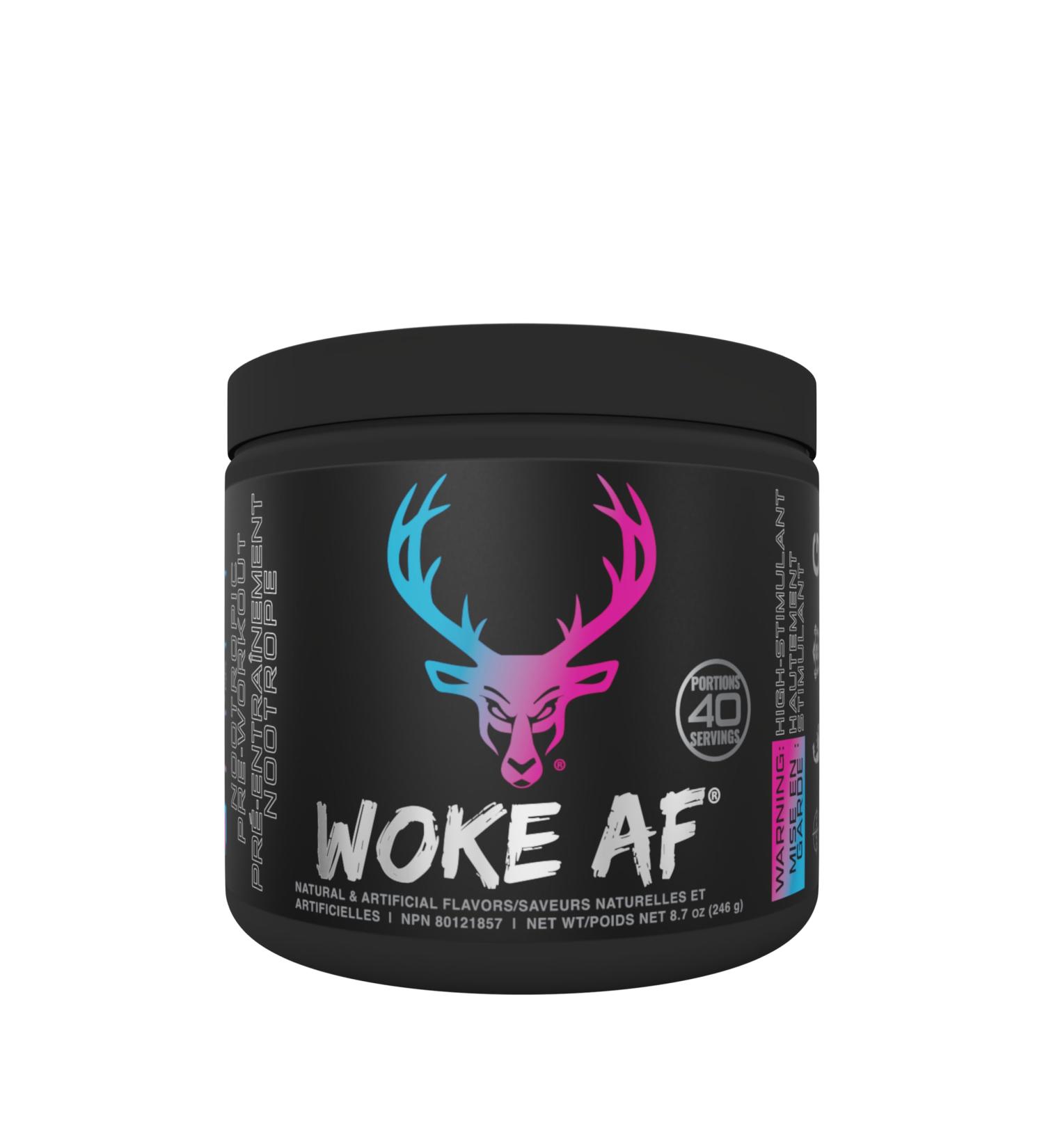 BUCKED UP Woke AF - High Stimulant Pre-Workout- Prolonged Energy & Next Level Focus Without Side-Effects - ZERO SUGAR - ZERO CALORIE - CREATINE FREE (20 Serve Miami) Miami 20 Serve - Buy Online on SooperMarket.com