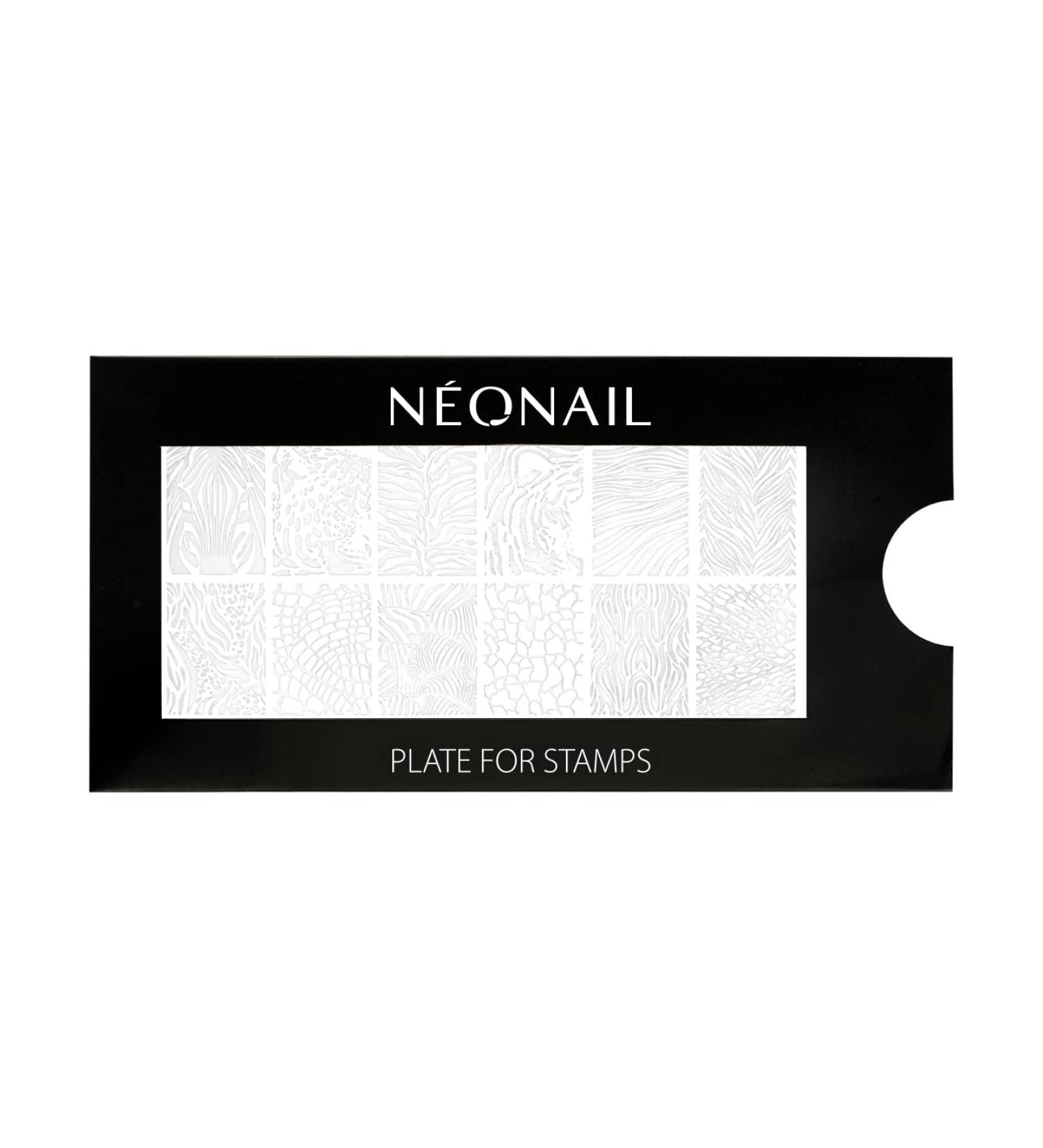 Neonail Stamping Plate 12 - Create Stunning Nail Art & Designs | Nail Stencils for French Nails | High-Quality Nail Stamp Schablone - Buy Online on SooperMarket.com
