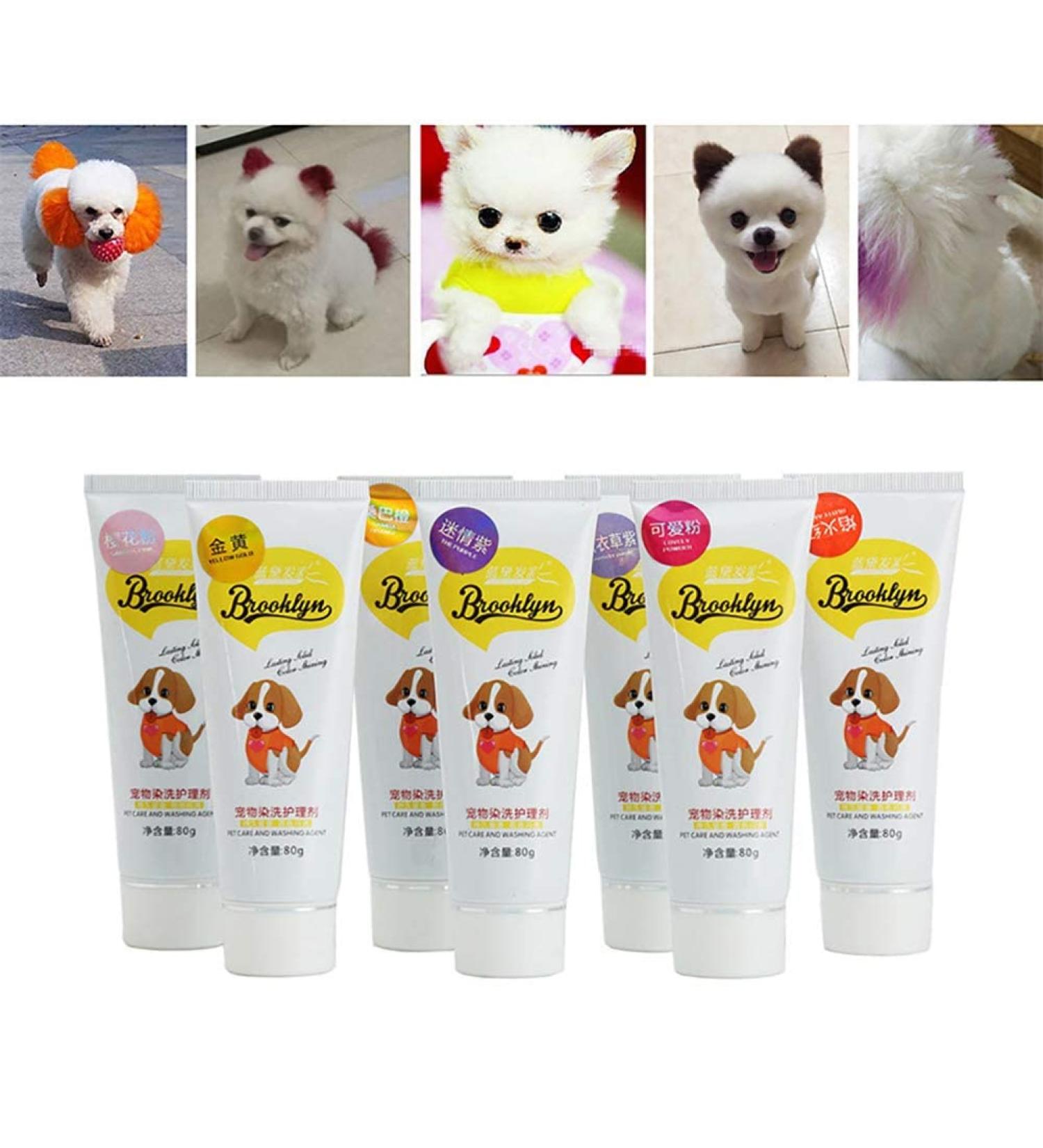 Tuelaly Hair Dye for Dogs & Cats - 80g Charming Purple | International Shipping Available - Buy Online on SooperMarket.com