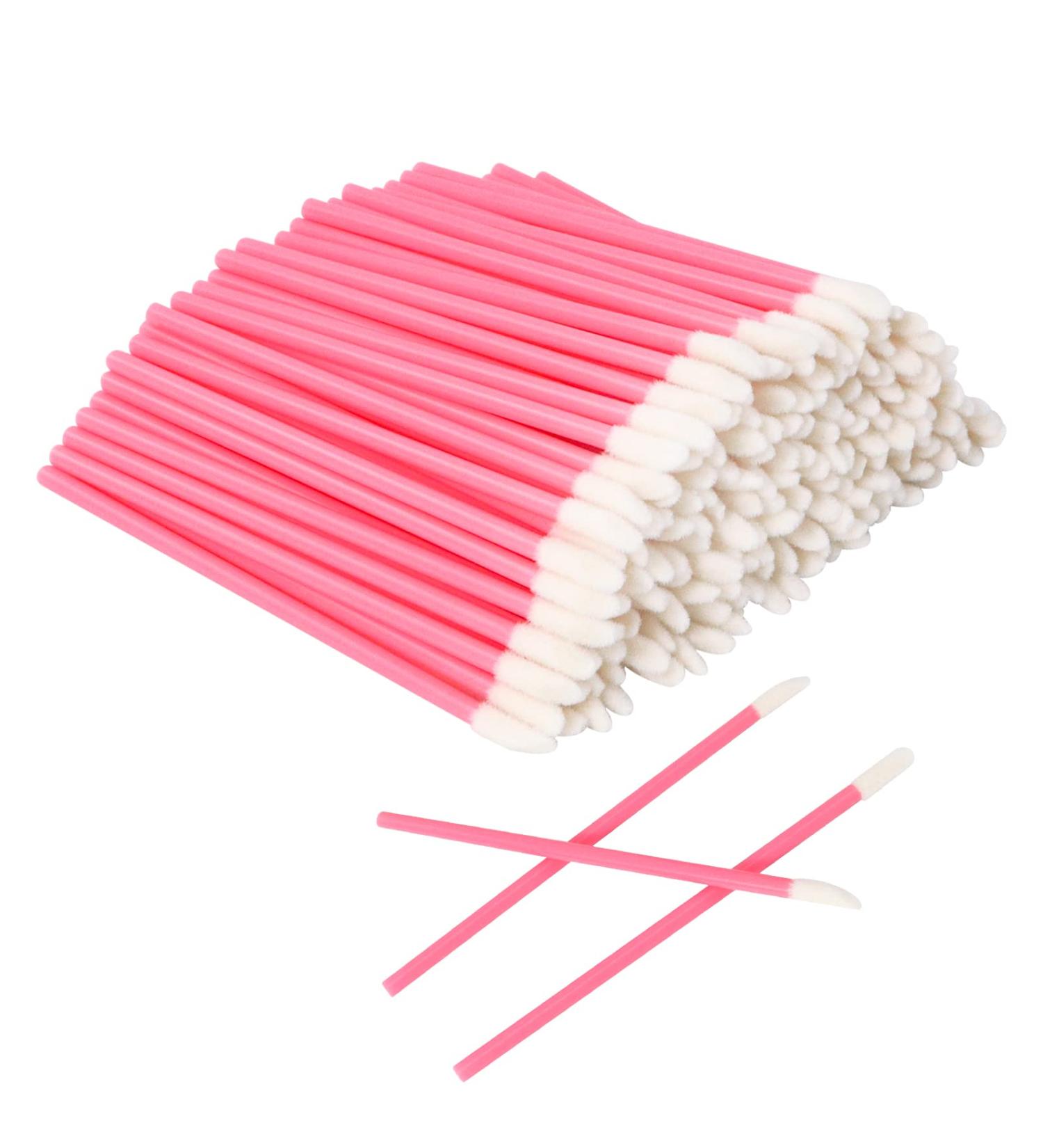 Sularpek 200 PCS Disposable Lip Gloss & Make Up Brush Set | Lipstick Concealer Applicator Tool for Lips, Eyes & Makeup Application - Buy Online on SooperMarket.com