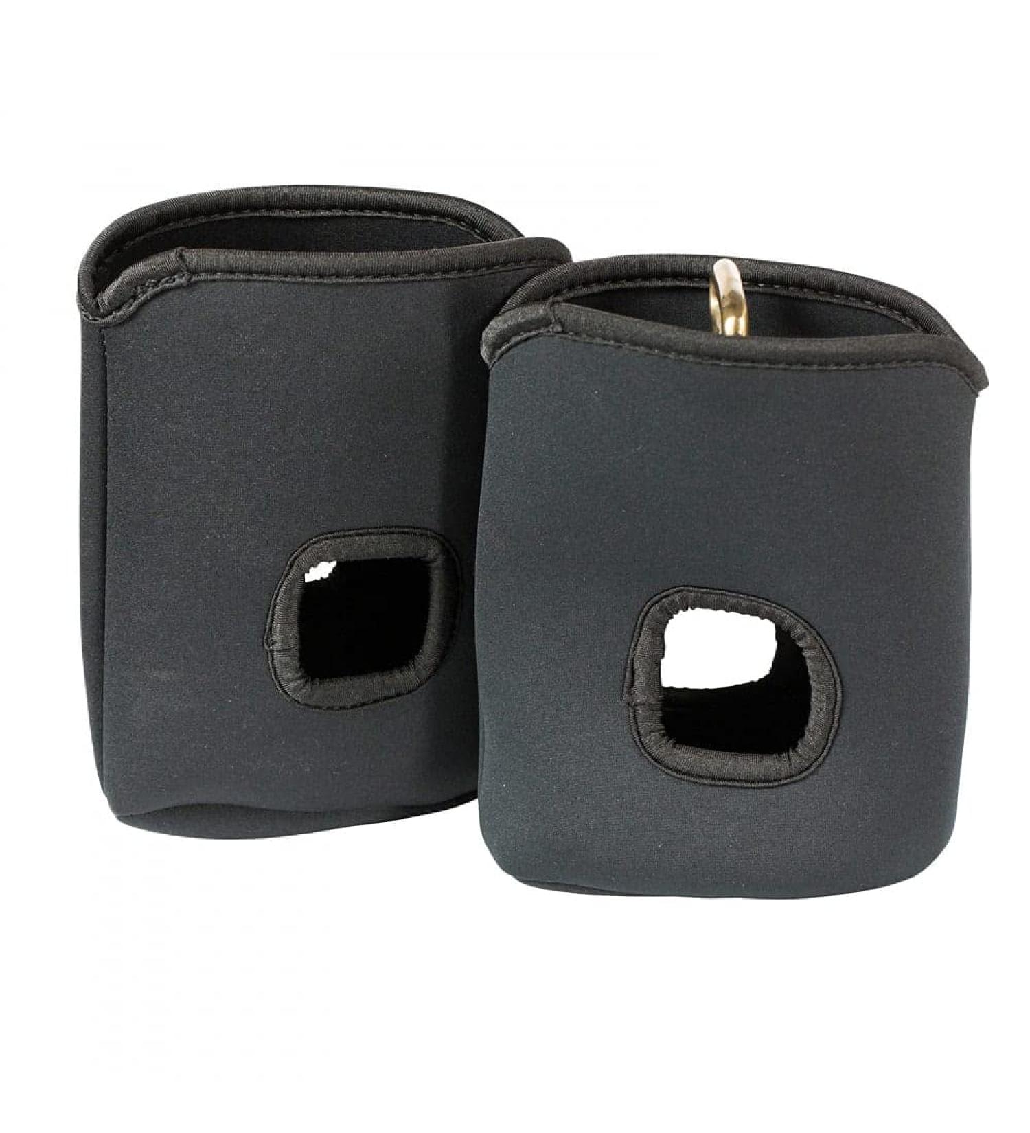 HORZE Soft Neoprene Stirrup Cover | Black, One Size - Protect Your Saddle - Buy Online on SooperMarket.com