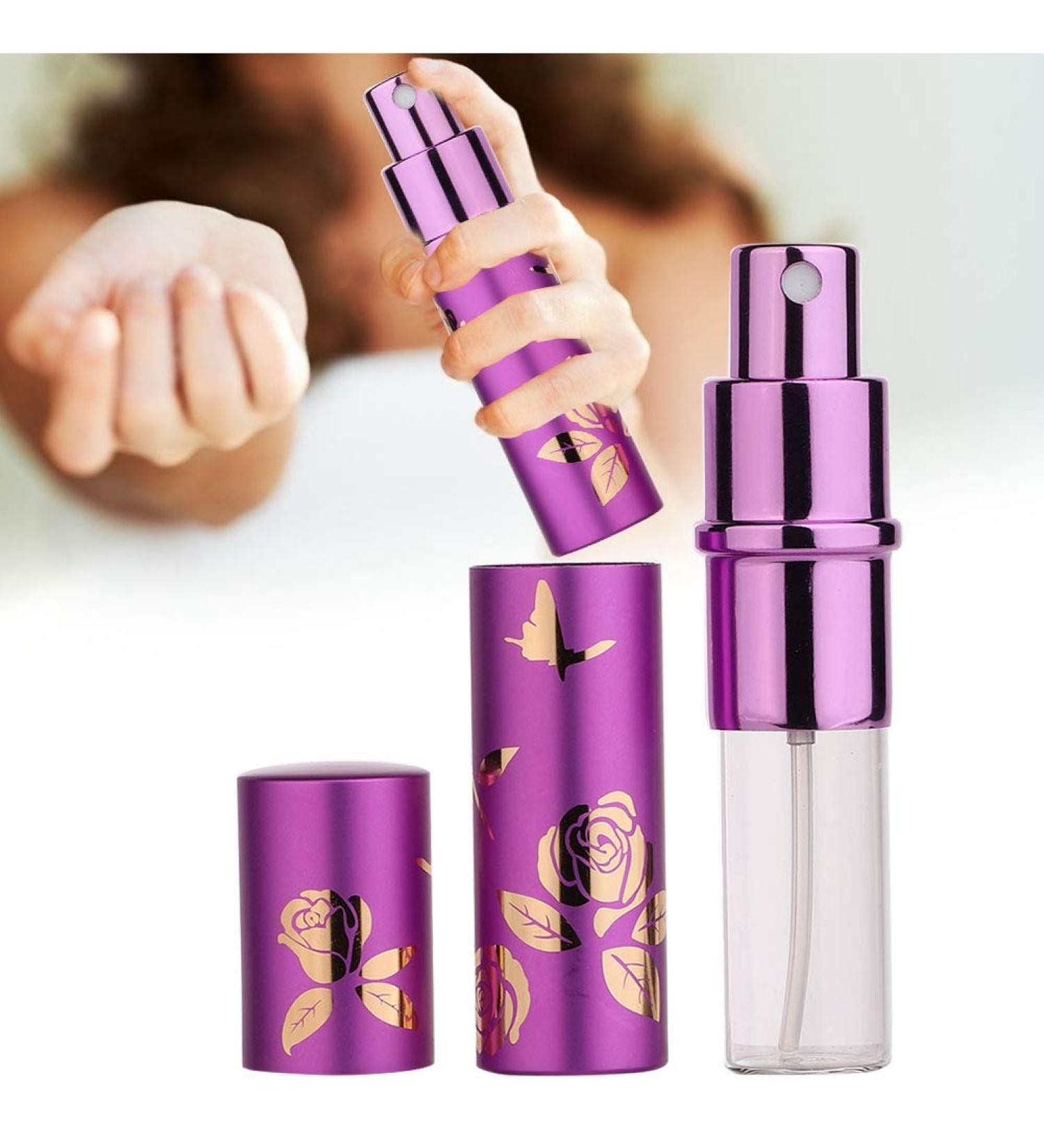 Buy Portable Refillable Perfume Bottle - Mini Travel Atomizer Spray - 10ml Aluminum Cosmetic Bottle for Quick Refills - Buy Online on SooperMarket.com