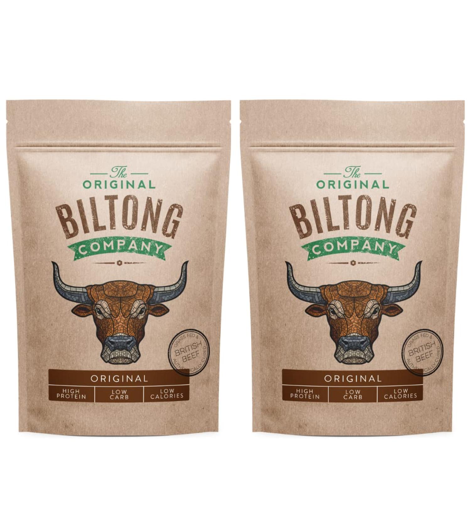 Original Biltong Big Bag - High Protein Healthy Snack (500g) | Made from British & Irish Beef - Buy Online on SooperMarket.com