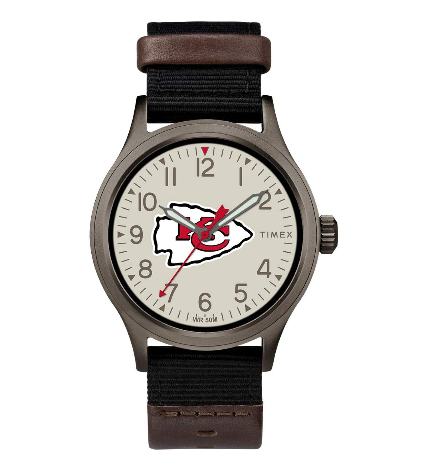 Timex Men's TWZFLIOMB NFL Clutch Detroit Lions Watch kansas City Chiefs
