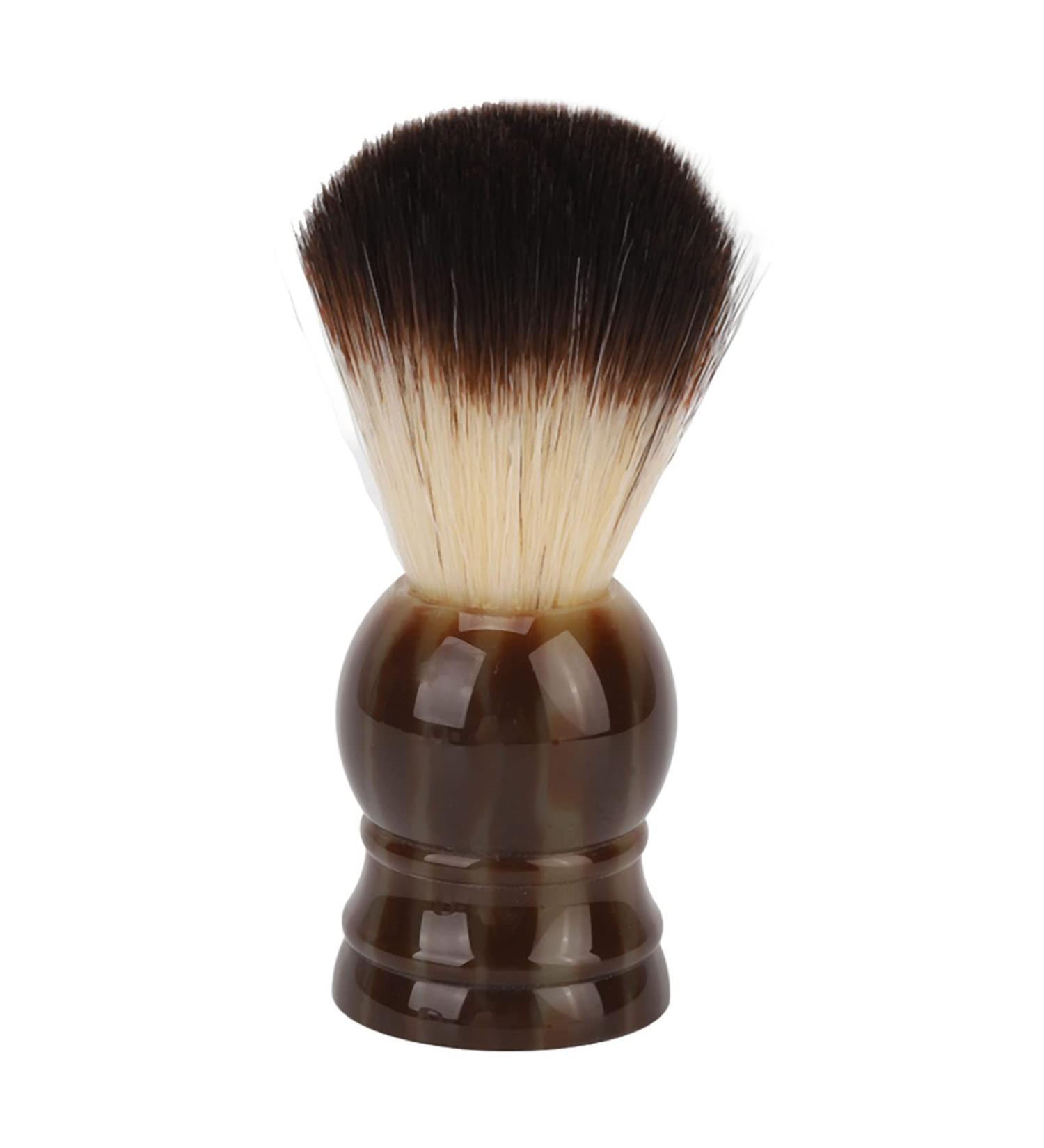 Premium Quick Drying Shaving Brush for Men - Easy to Clean Hair Razor Brush with Curved Handle | Ideal for Home & Salon Use - Buy Online on SooperMarket.com