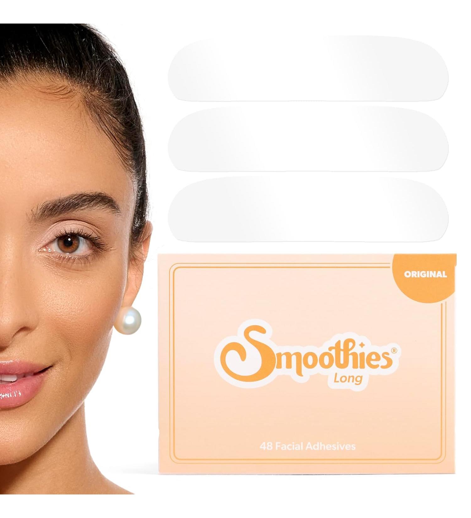 Facial Smoothies LONG Wrinkle Remover Strips - 48 Forehead Anti Wrinkle Patches - Buy Online on SooperMarket.com