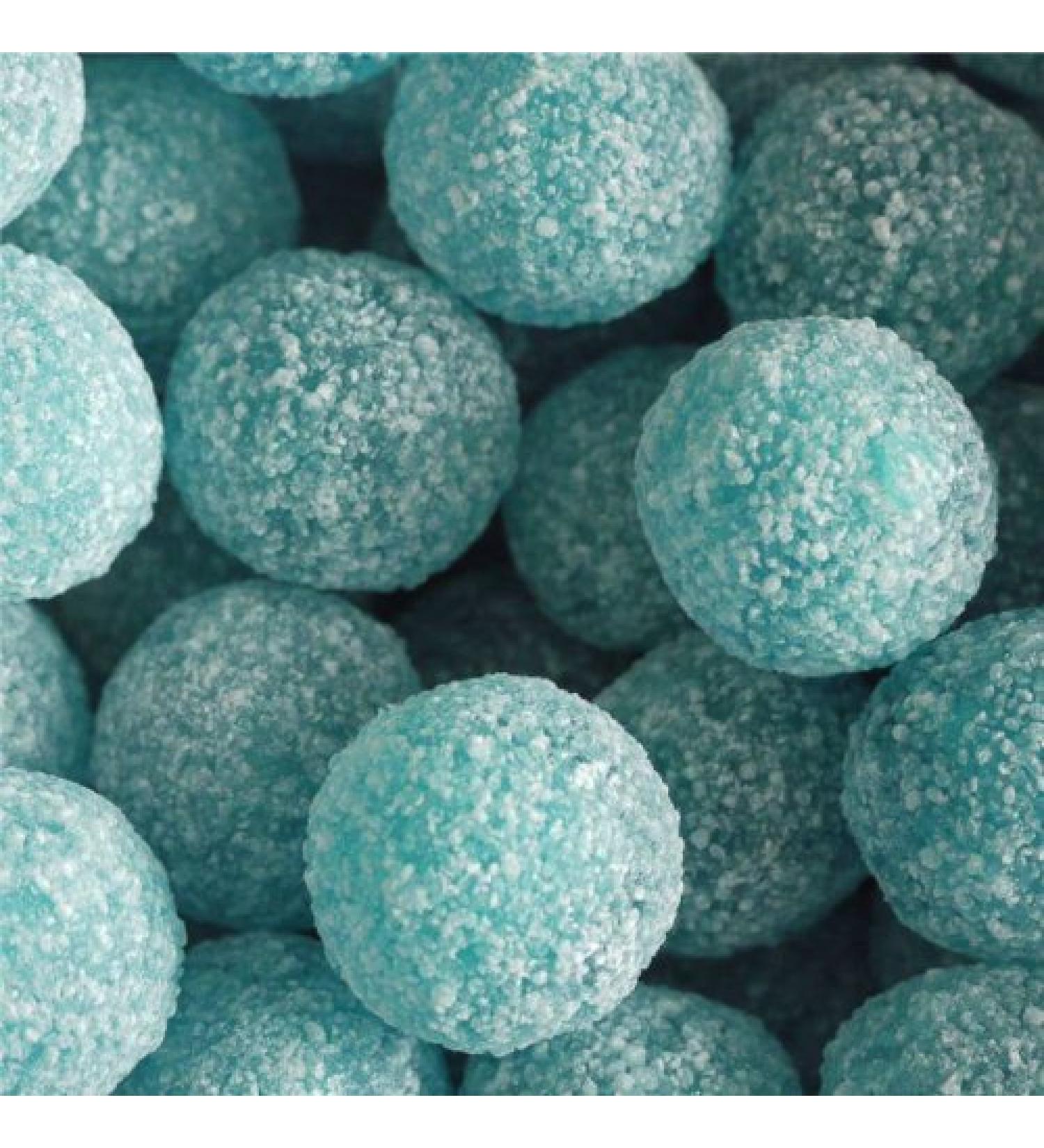 Barnett Mega Sour Raspberry Fizz Bombs 200 Gram Bag 7.05 Ounce (Pack of 1)