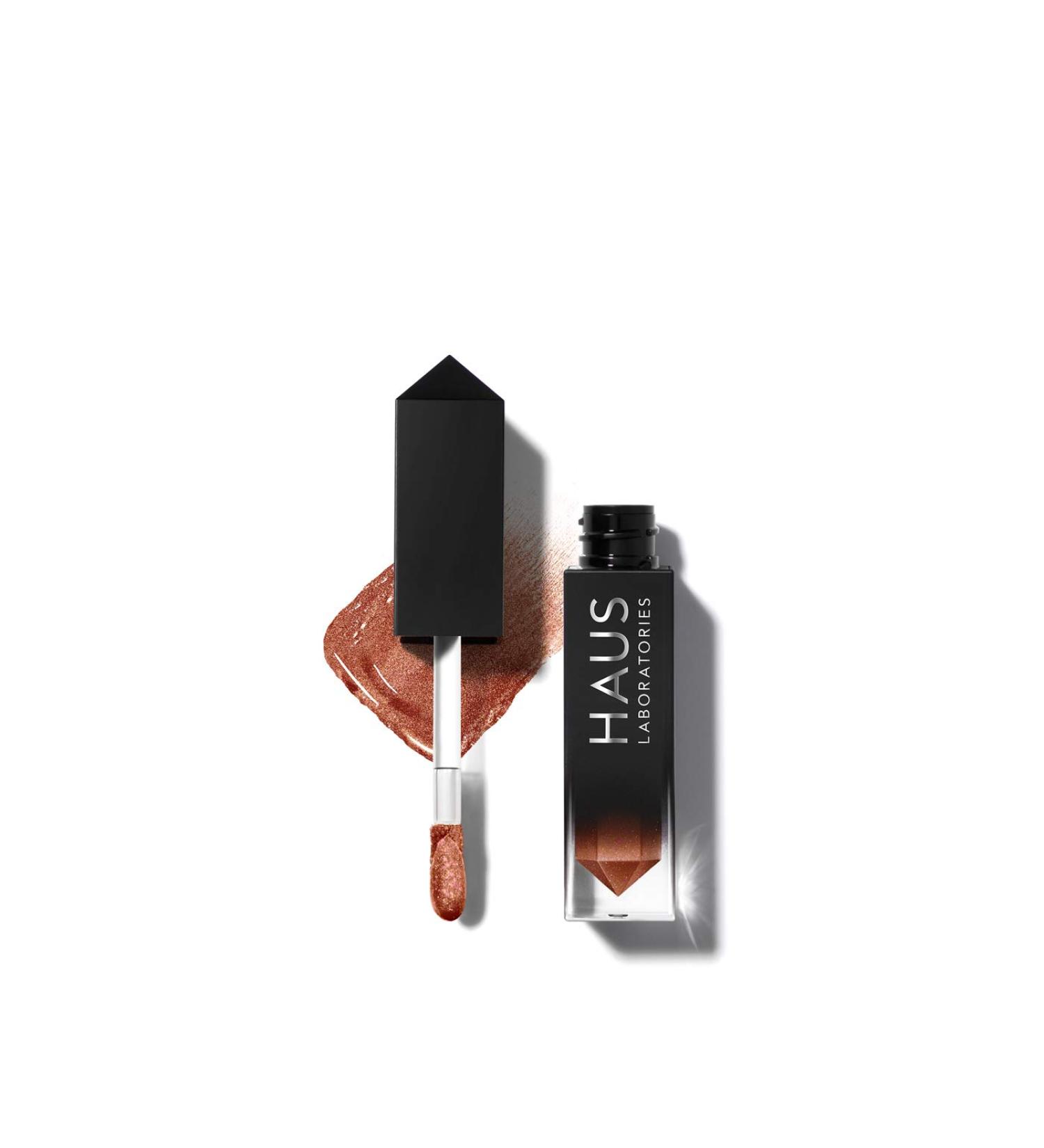 HAUS LABORATORIES By Lady Gaga GLAM ATTACK Liquid Eyeshadow | Shimmer 06 - Froz Bronz | Vegan & Cruelty-Free - Buy Online on SooperMarket.com
