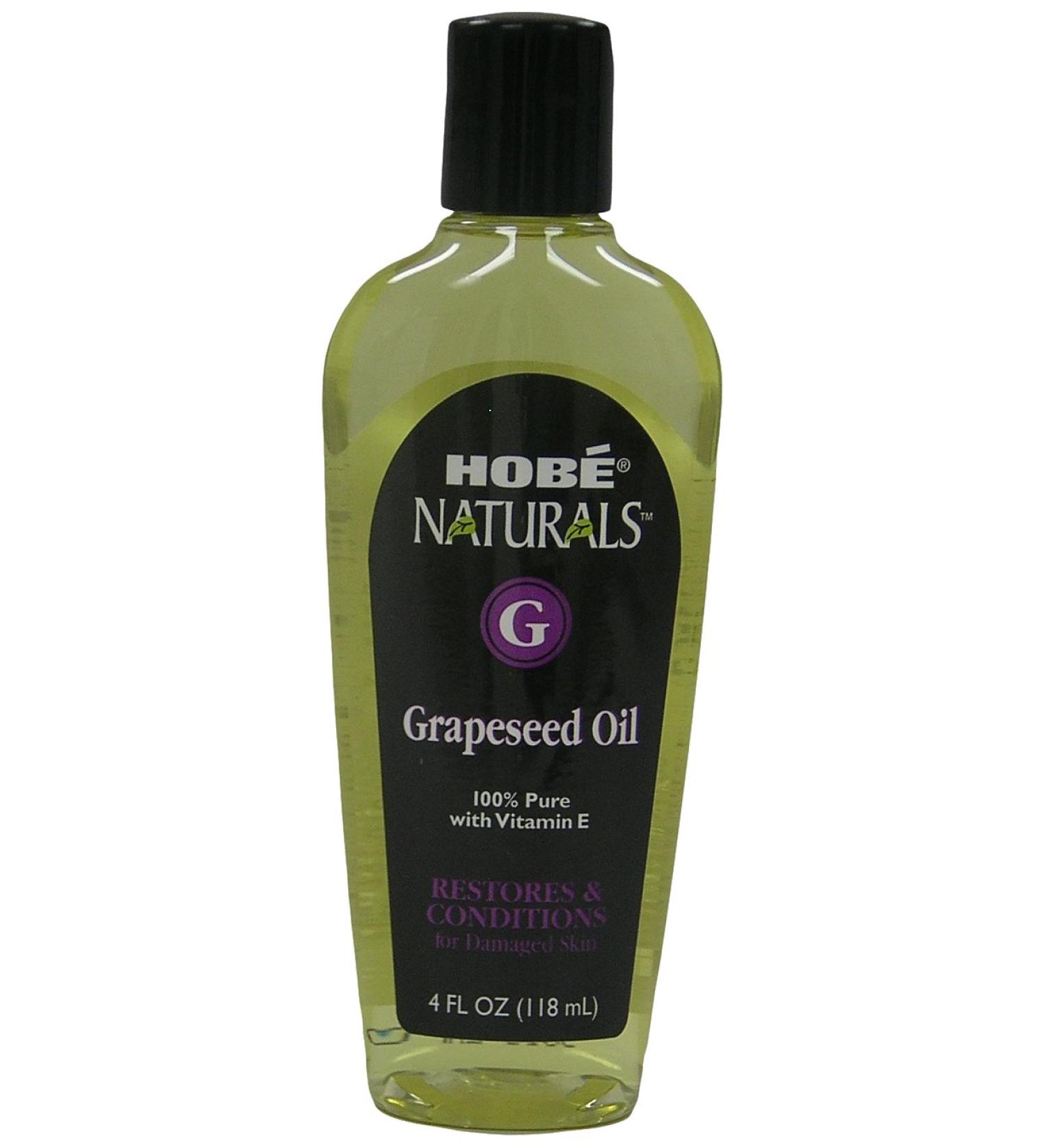 Buy Hobe Labs Naturals Grapeseed Oil 4 fl oz - Pure & Natural Skincare - Buy Online on SooperMarket.com