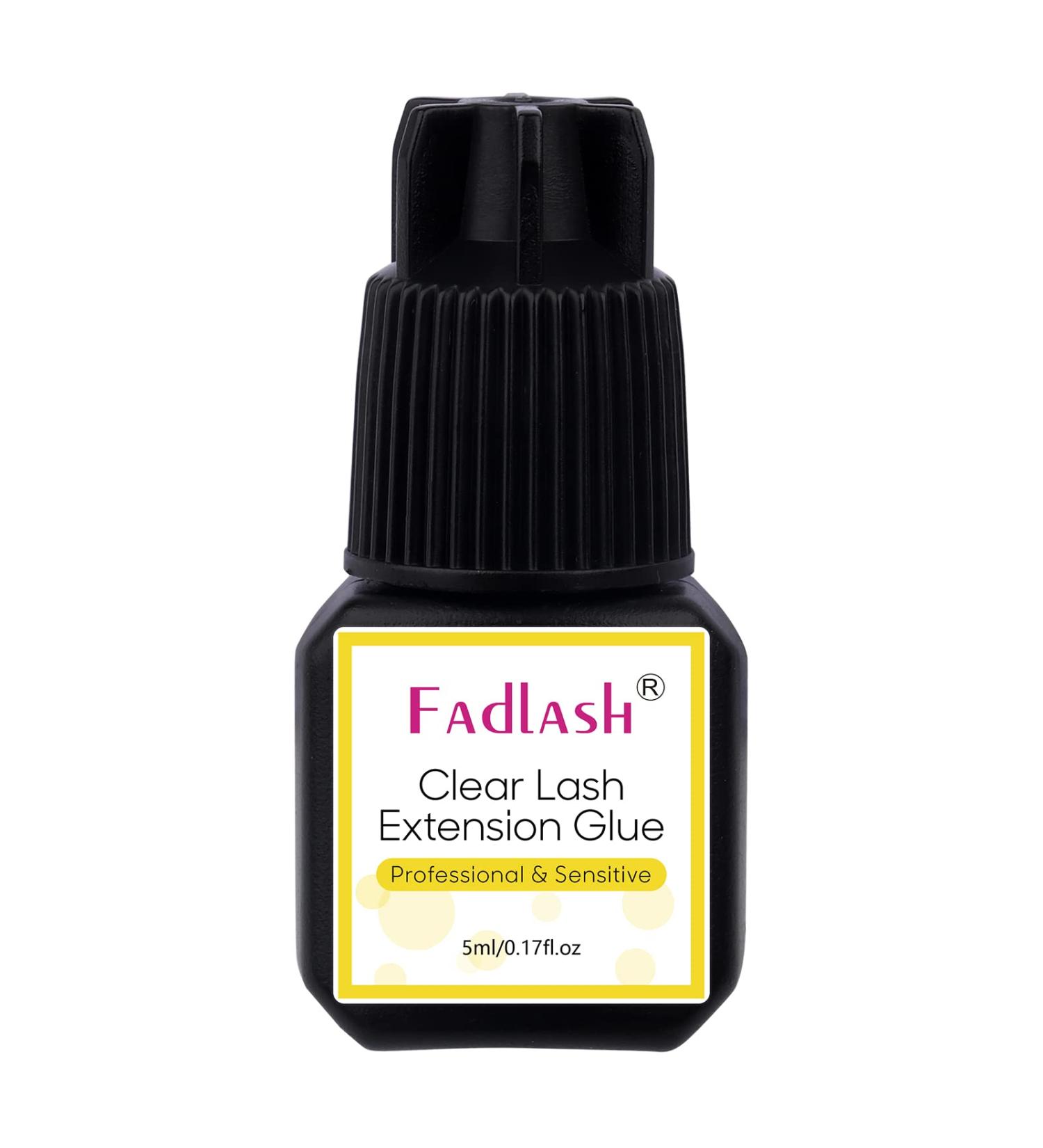 Professional Grade Clear Eyelash Extension Glue - 5ml | 1-Second Drying Time | 8-Week Retention | Extra Strong Formula for Transparent Lash Extensions | For Professional Use Only - Buy Online on SooperMarket.com