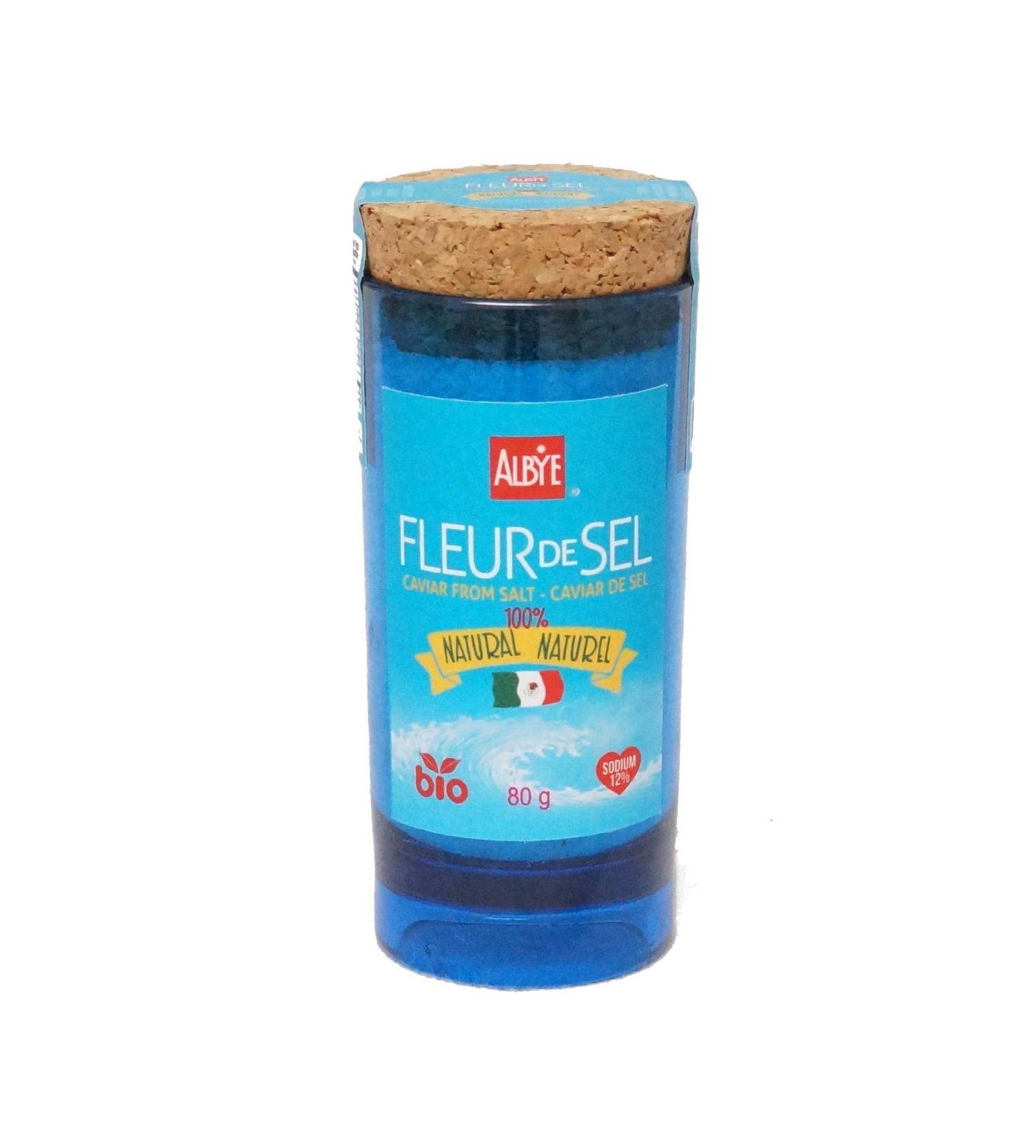 Fleur de Sel Organic Artisanal Natural Low Sodium (12%) Unbreakable Tumbler with 2.83oz Enhances The Taste of Foods. The Caviar of Salt!. - Buy Online on SooperMarket.com