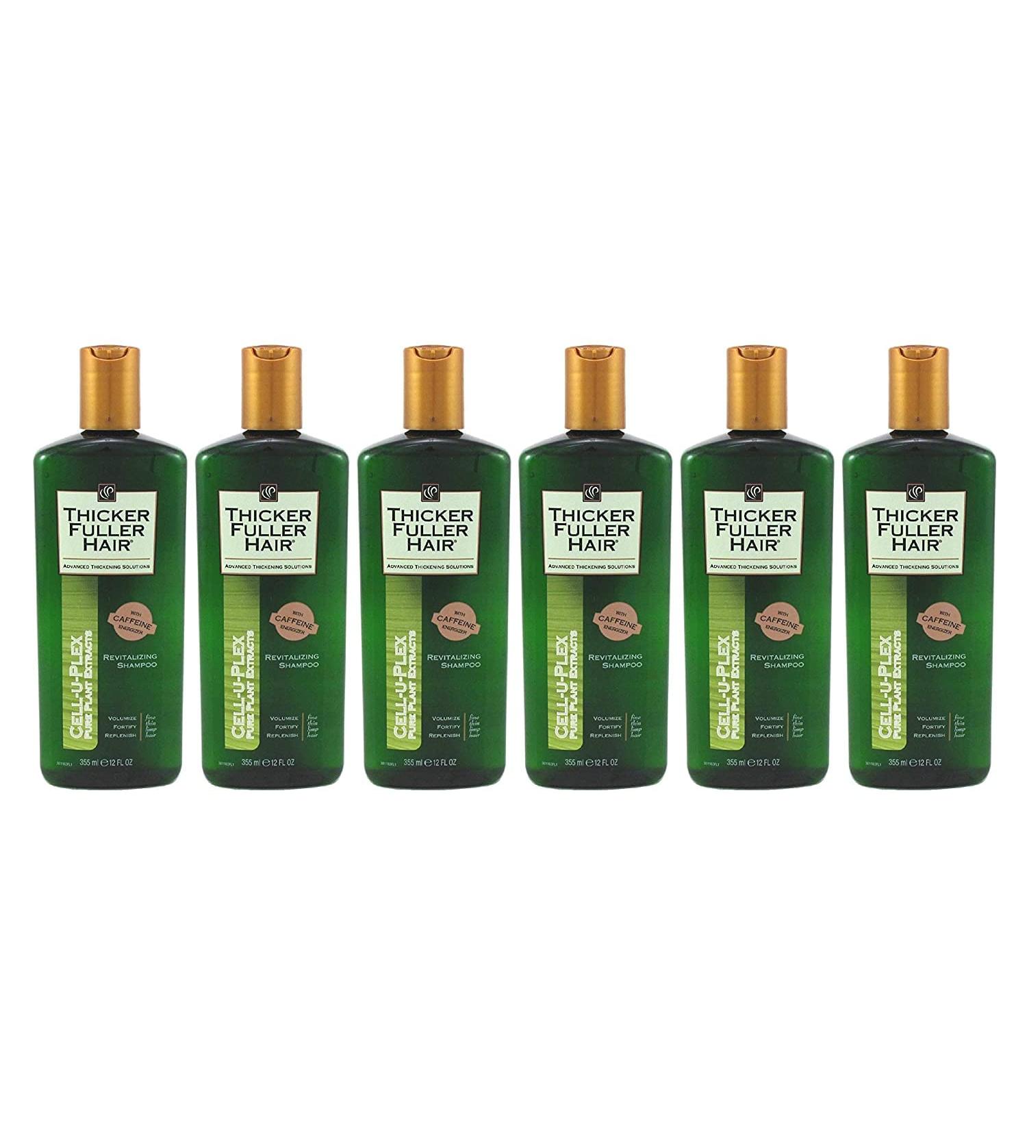 Thicker Fuller Hair Revitalizing Shampoo 12oz Bottle - Pack of 6 | Hair Growth Formula - Buy Online on SooperMarket.com