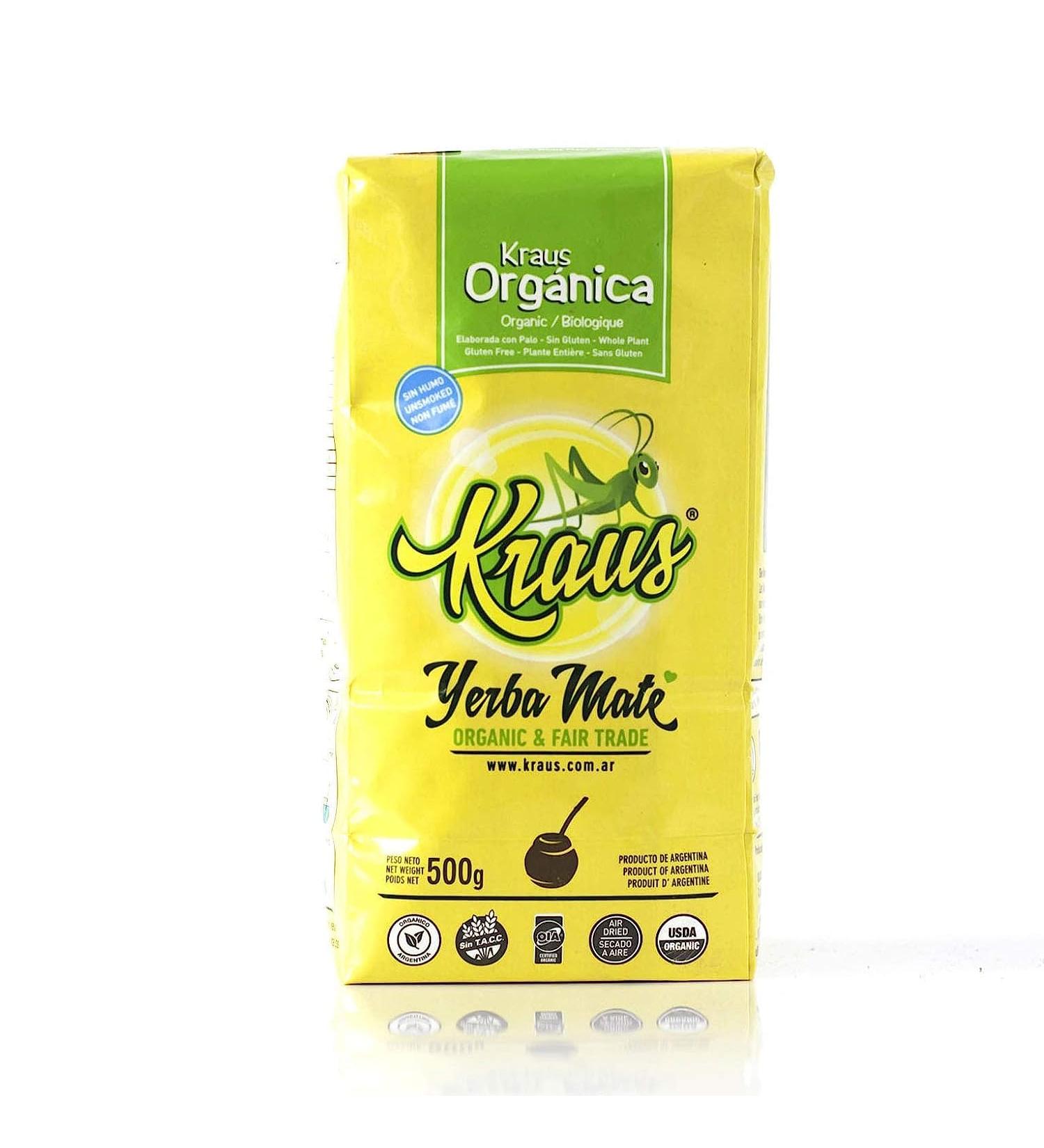 Mate tea Argentina 500g. - Yerba Mate Organica KRAUS 500g