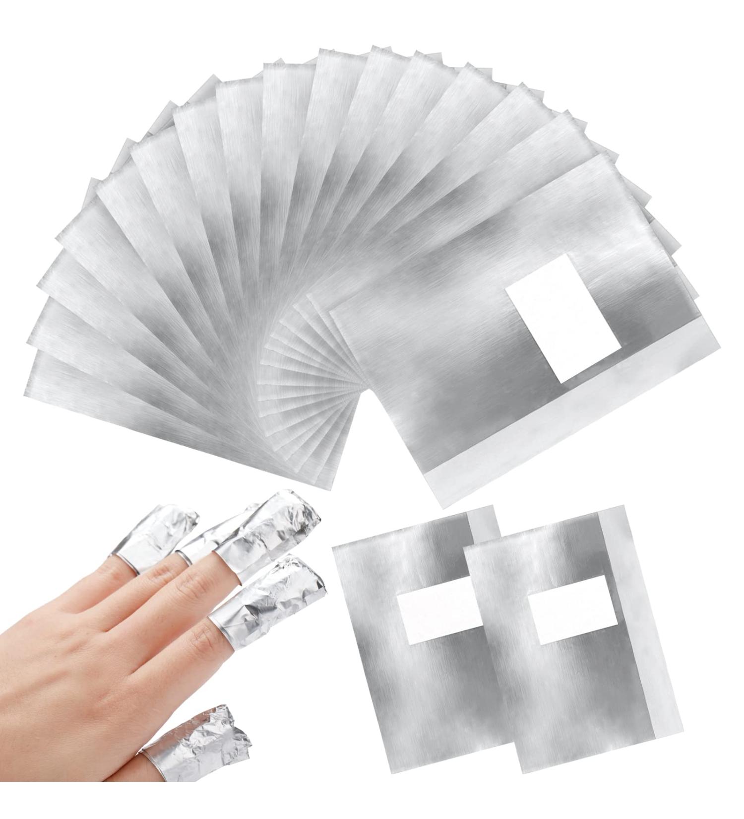 G2PLUS Gel Nail Remover Foils - 100PCS Nail Foil Removal Wraps - Silver - Buy Online on SooperMarket.com