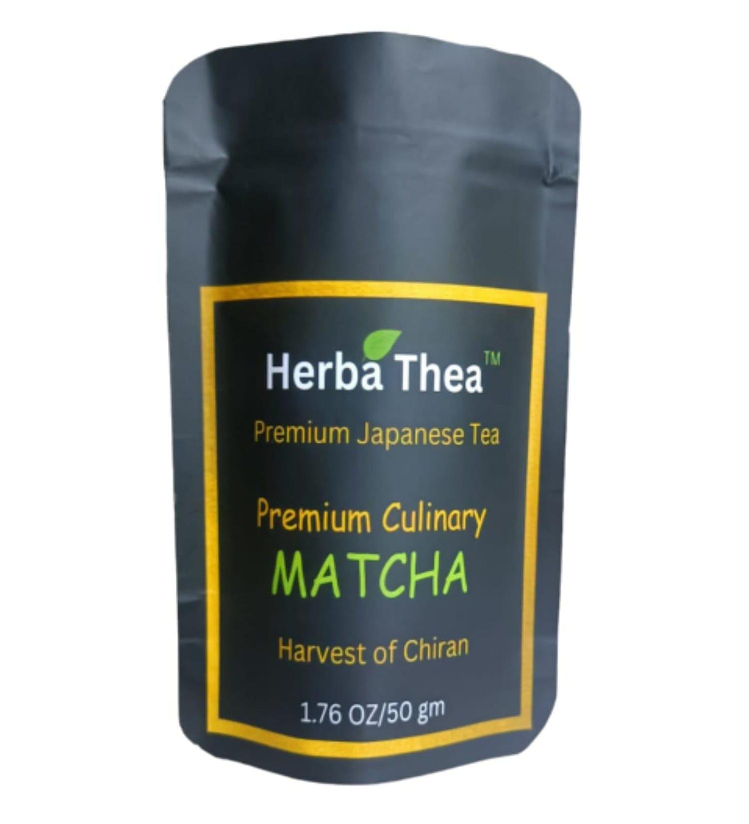 Herba Thea Premium Culinary Matcha Tea Powder 1.76 oz/50 gm Harvest of Chiran - Buy Online on SooperMarket.com