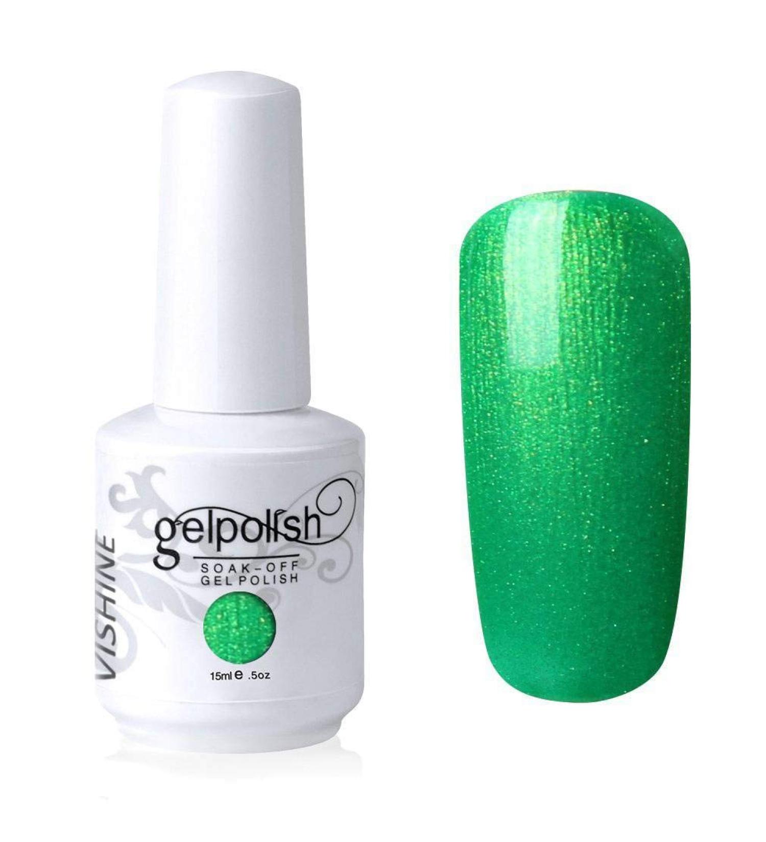 Vishine Soak-off Gel Polish Lacquer Nail Art UV LED Manicure Varnish 15ml Forestgreen(285) #285 - Buy Online on SooperMarket.com
