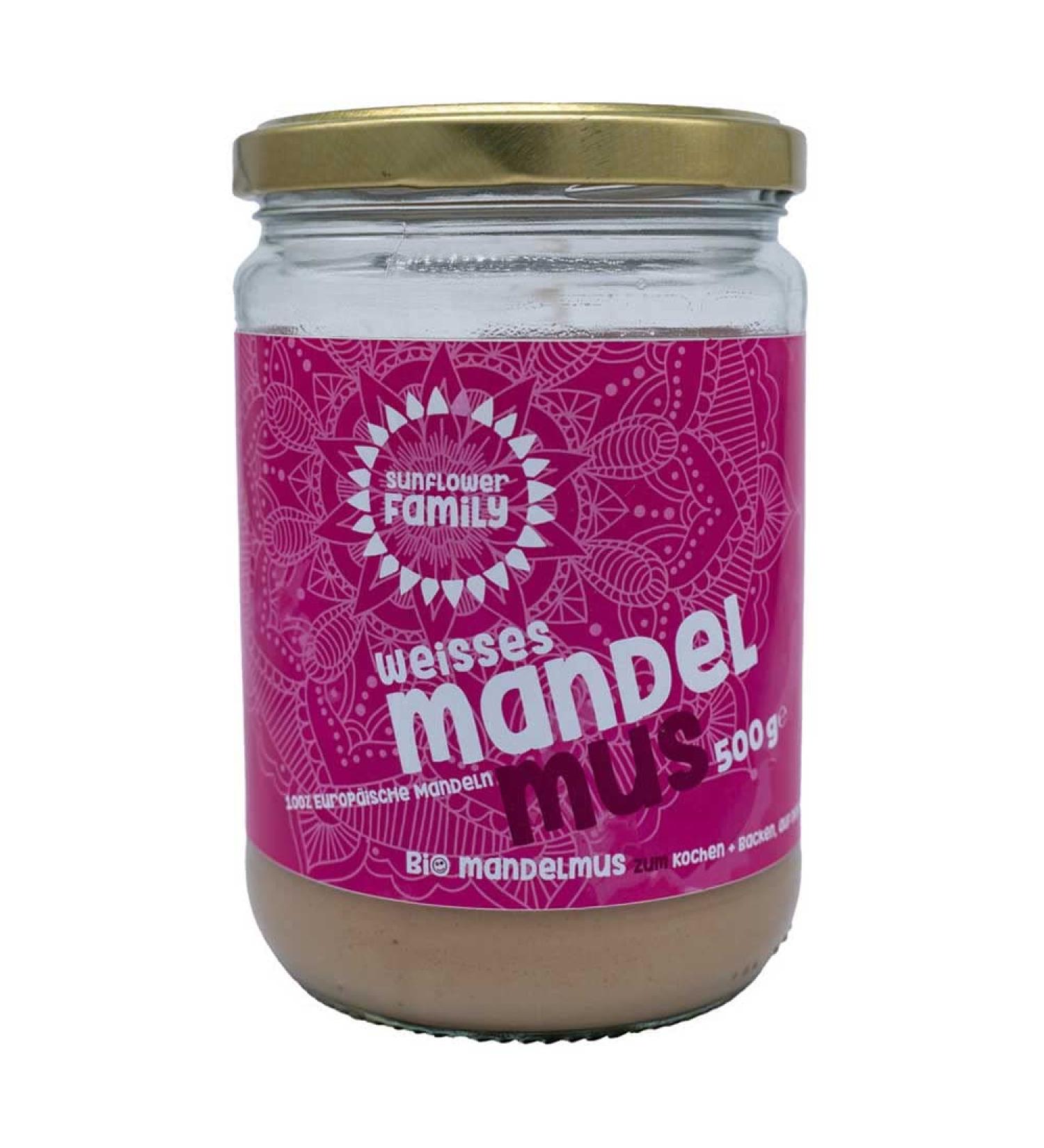 SUNFLOWER FAMILY almond butter white 500g (pack of 2)