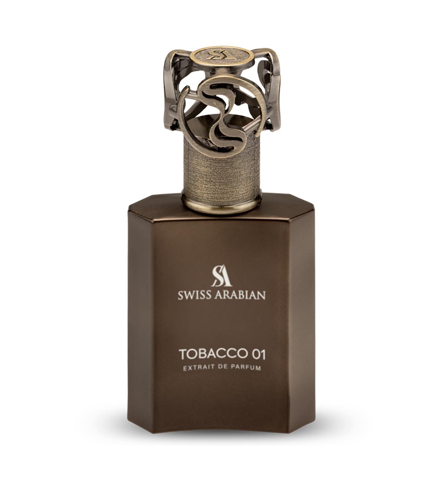 Swiss Arabian Tobacco 01 - Arabian Perfume for Men and Women - Extrait de Parfum - Long Lasting Perfume - Travel Perfume - Unisex Fragrance - 1.7 oz - Buy Online on SooperMarket.com