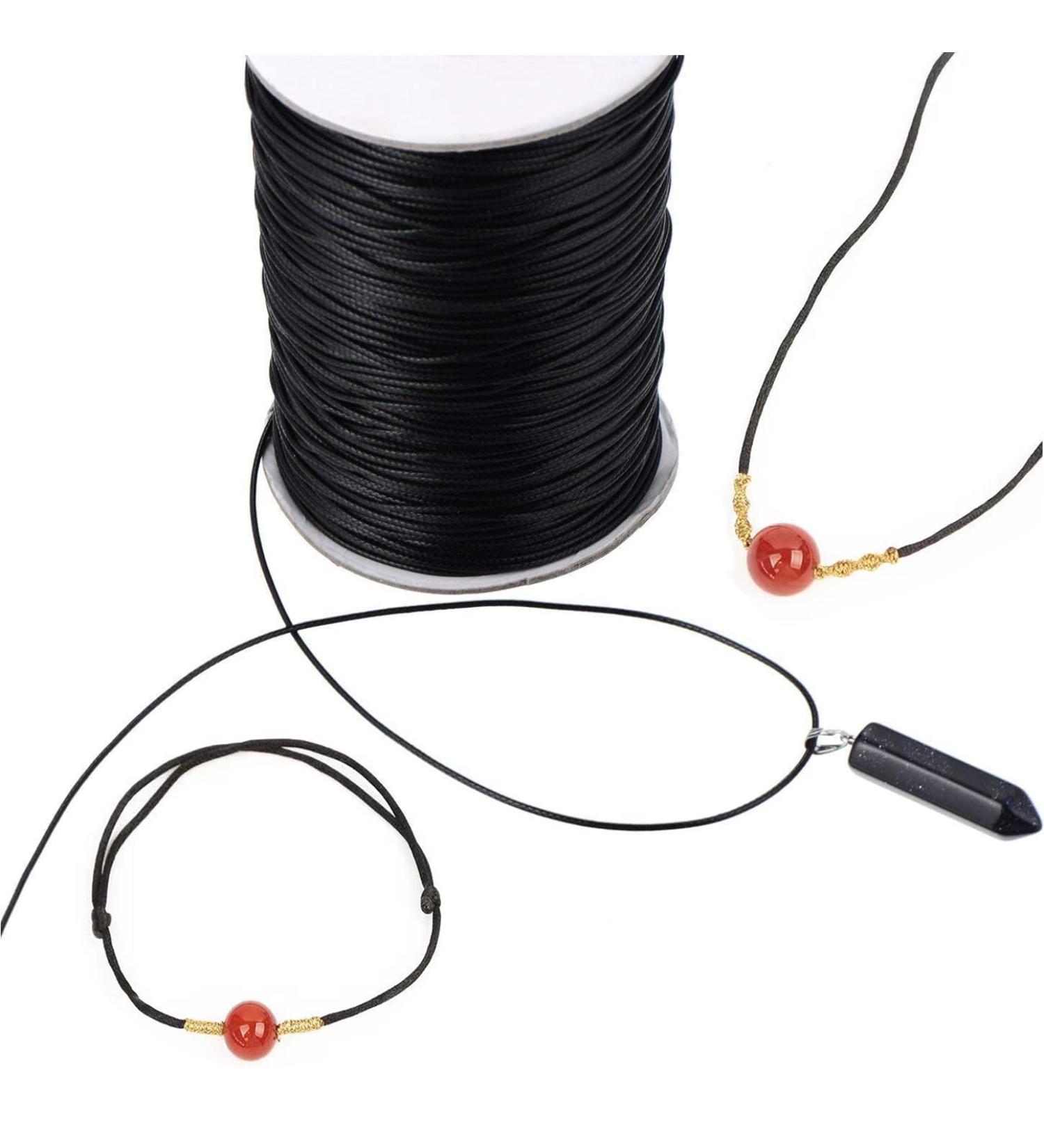 1.5mm/100 Yards Black Nylon Braided Lift Shade Cord - Blind Shade Mini Blind Cord Replacement String for Gardening, Plant, and Crafts - Buy Online on SooperMarket.com